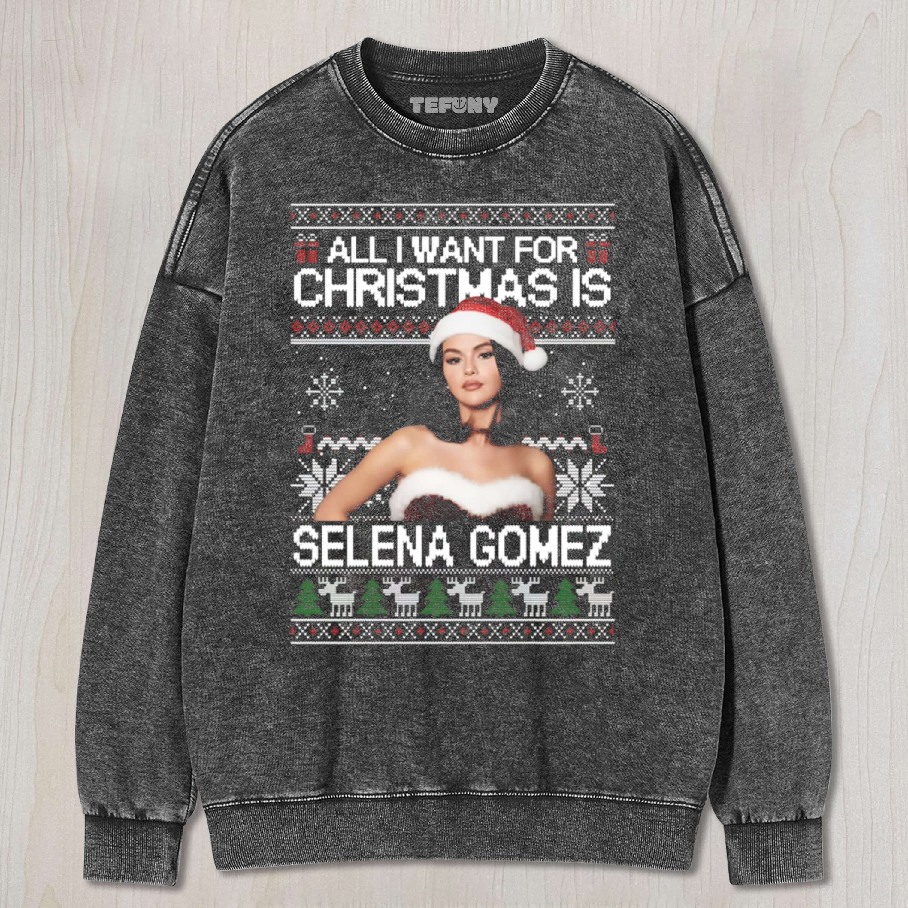 UGLY CHRISTMAS SELENA GOMEZ TEE & SWEAT & HOOD