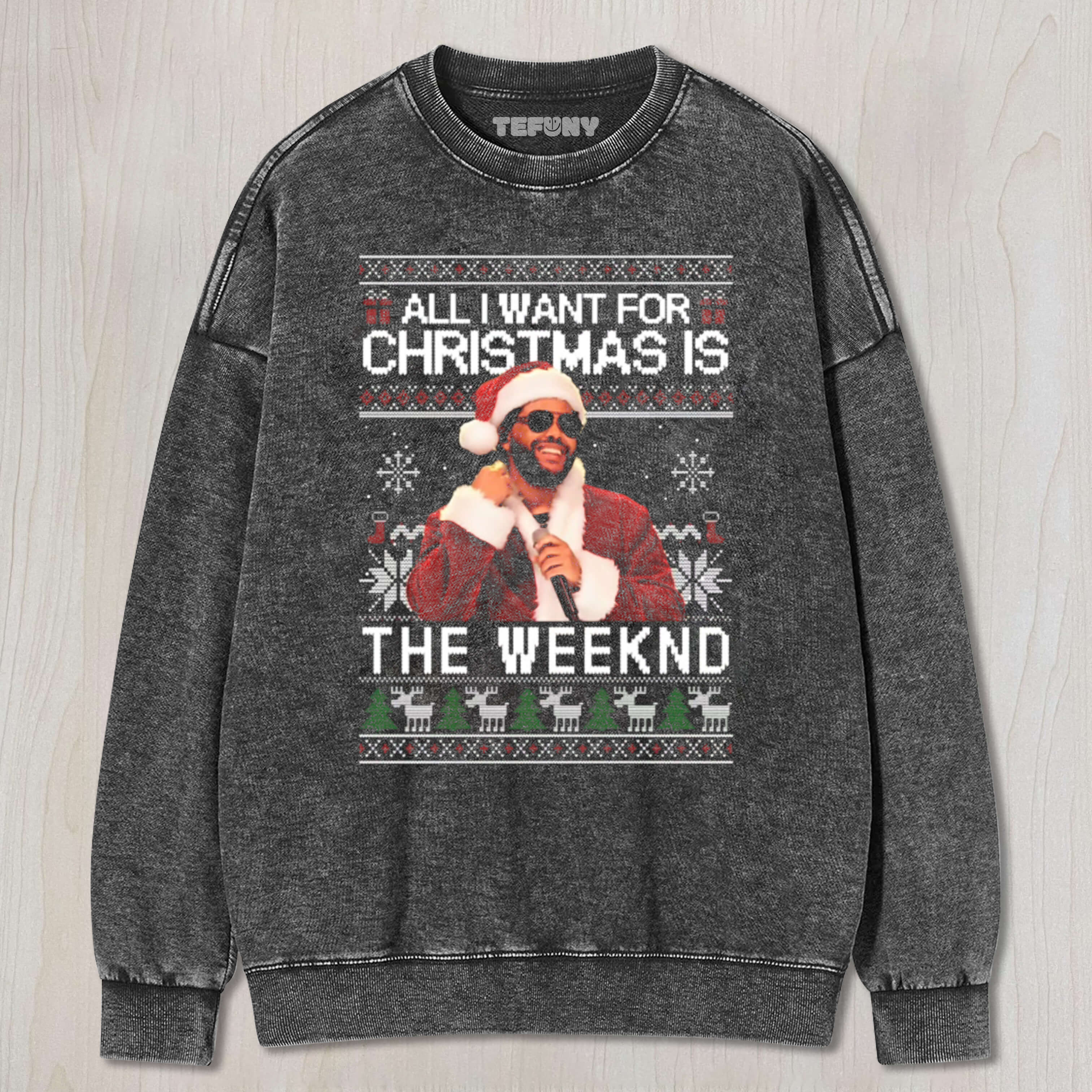 UGLY CHRISTMAS THE WEEKND TEE & SWEAT & HOOD