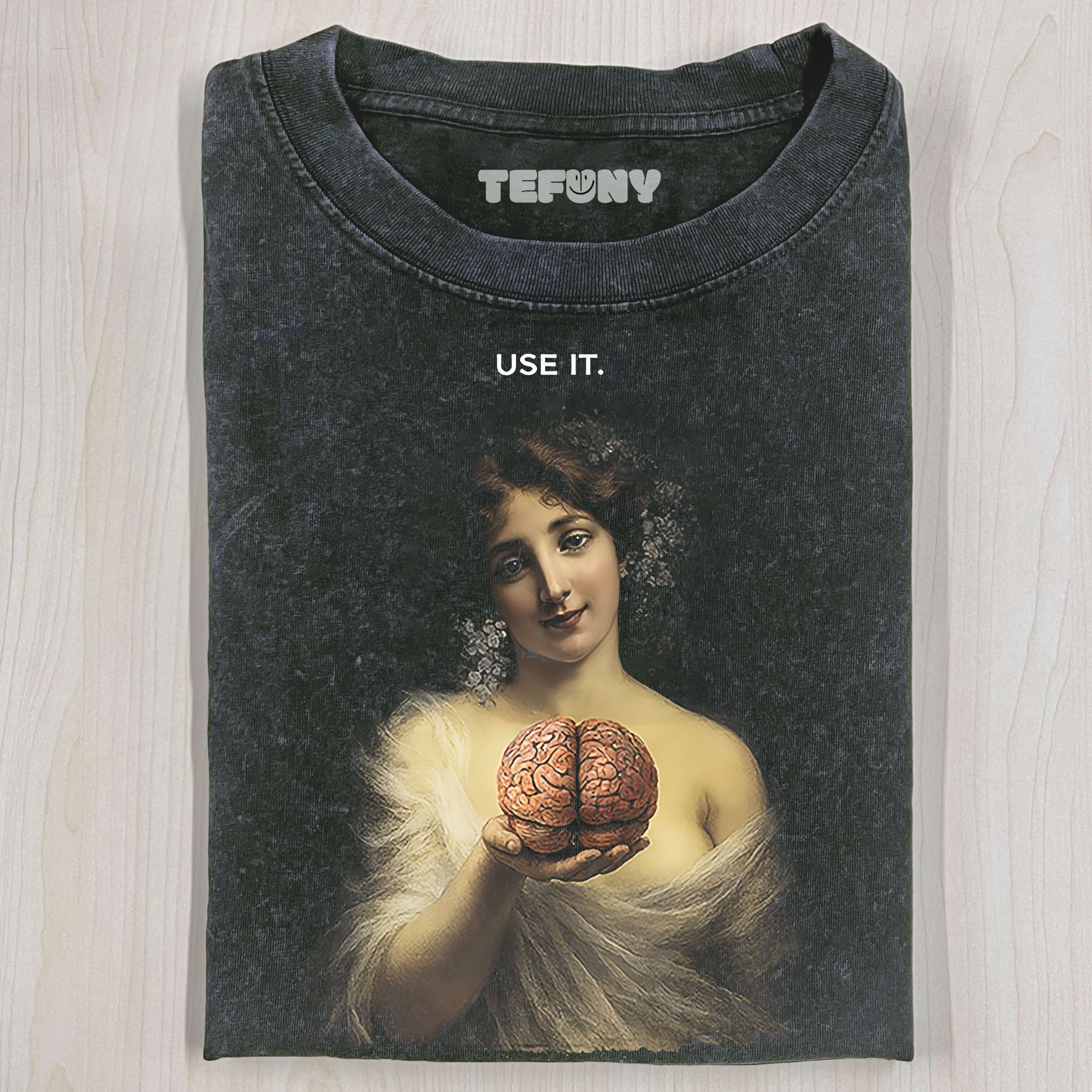 USE IT BRAIN ART T-SHIRT