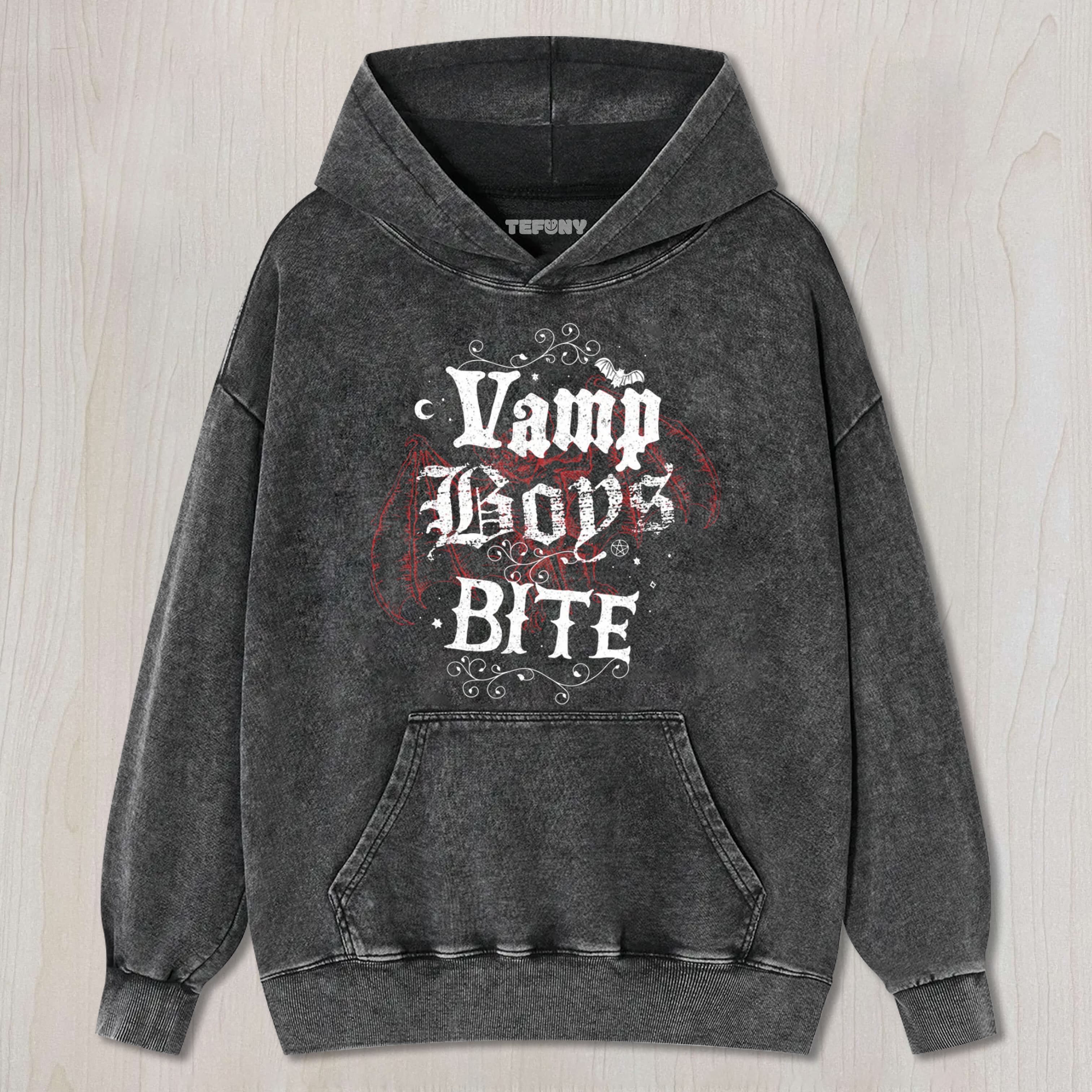 VAMP BOYS BITE UNISEX TEE, TANK TOP, LAYERED LS, SWEATSHIRT & HOODIE