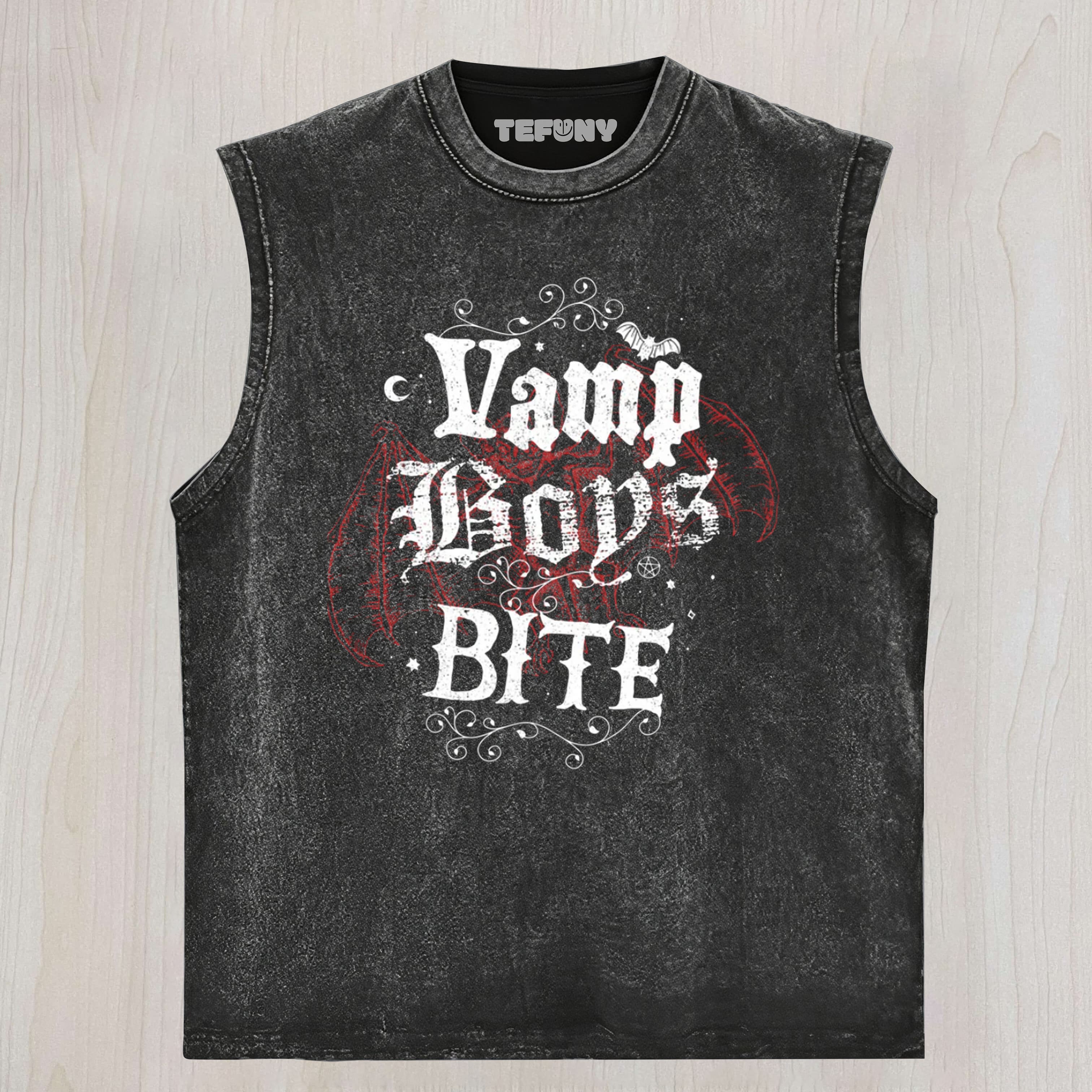 VAMP BOYS BITE UNISEX TEE, TANK TOP, LAYERED LS, SWEATSHIRT & HOODIE