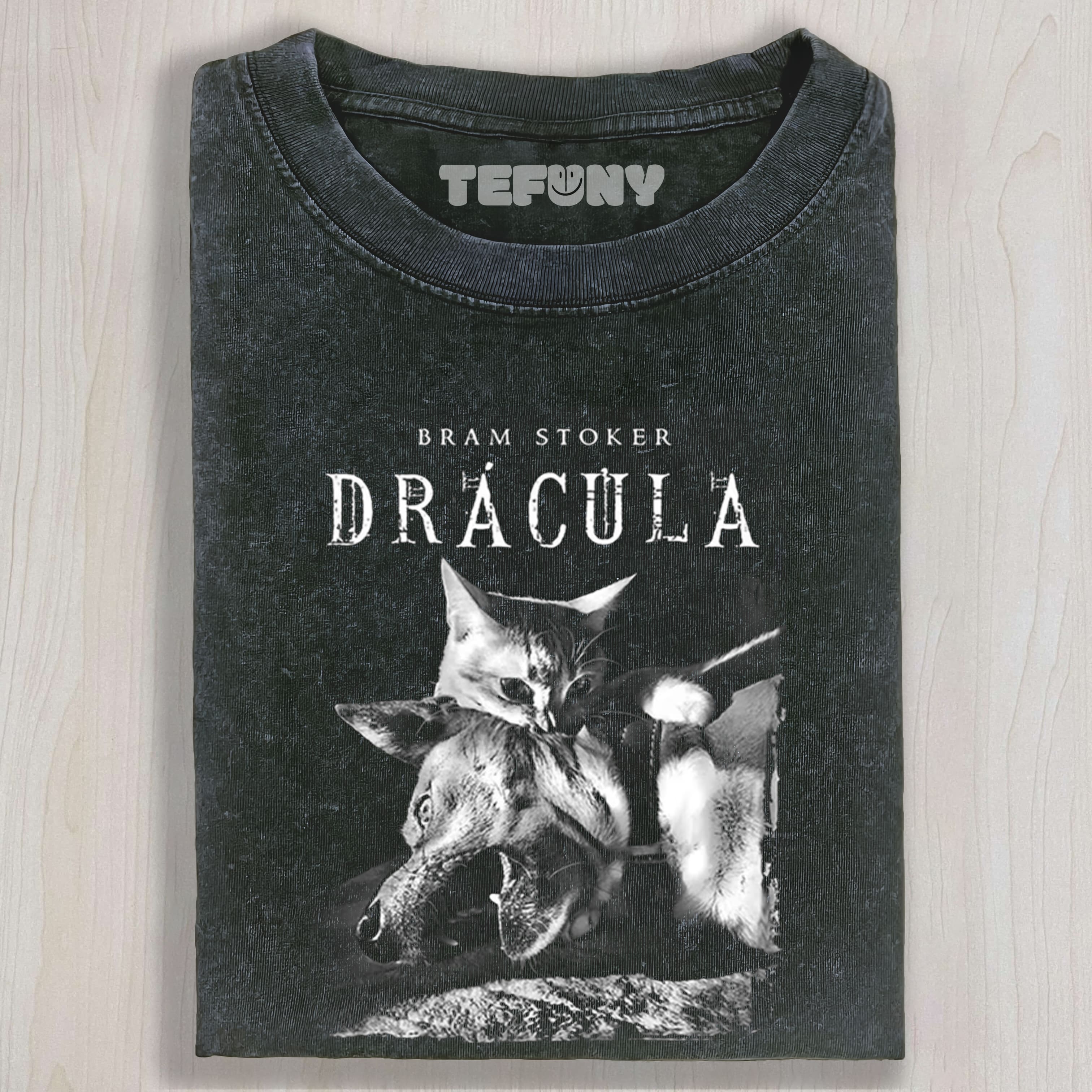 VAMPIRE CAT DRACULA UNISEX TEE, TANK TOP, LAYERED LS, SWEATSHIRT & HOODIE