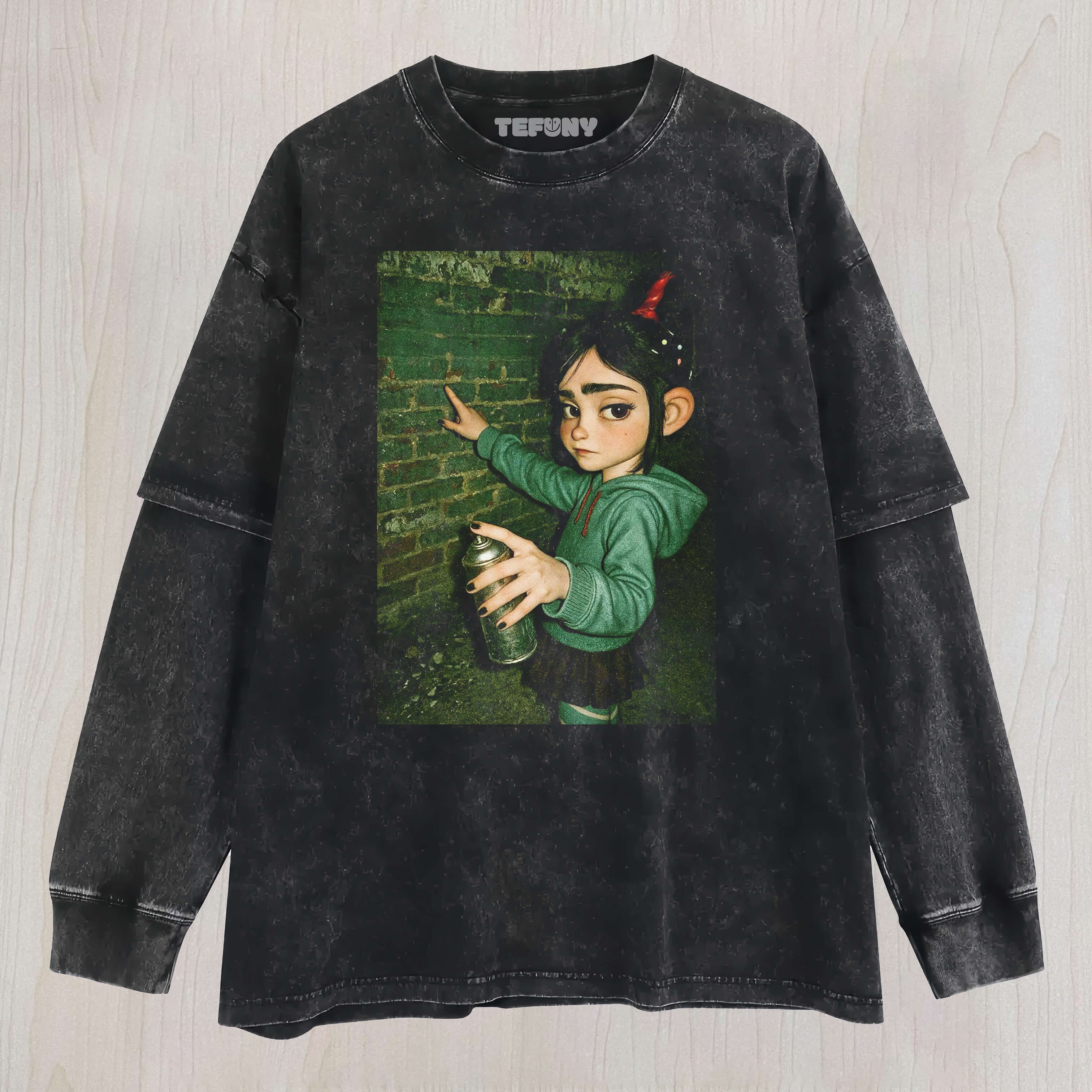 VANELLOPE VON SCHWEETZ LAYERED LONG SLEEVE