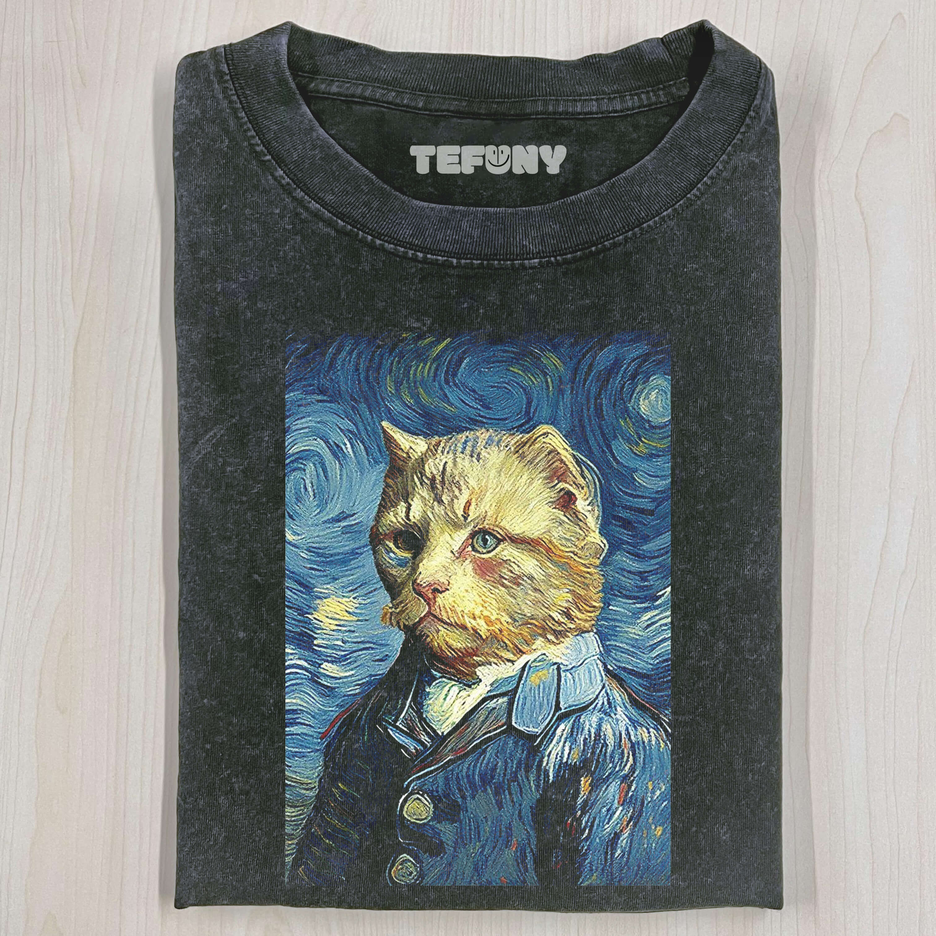 VAN GOGH'S CAT T-SHIRT