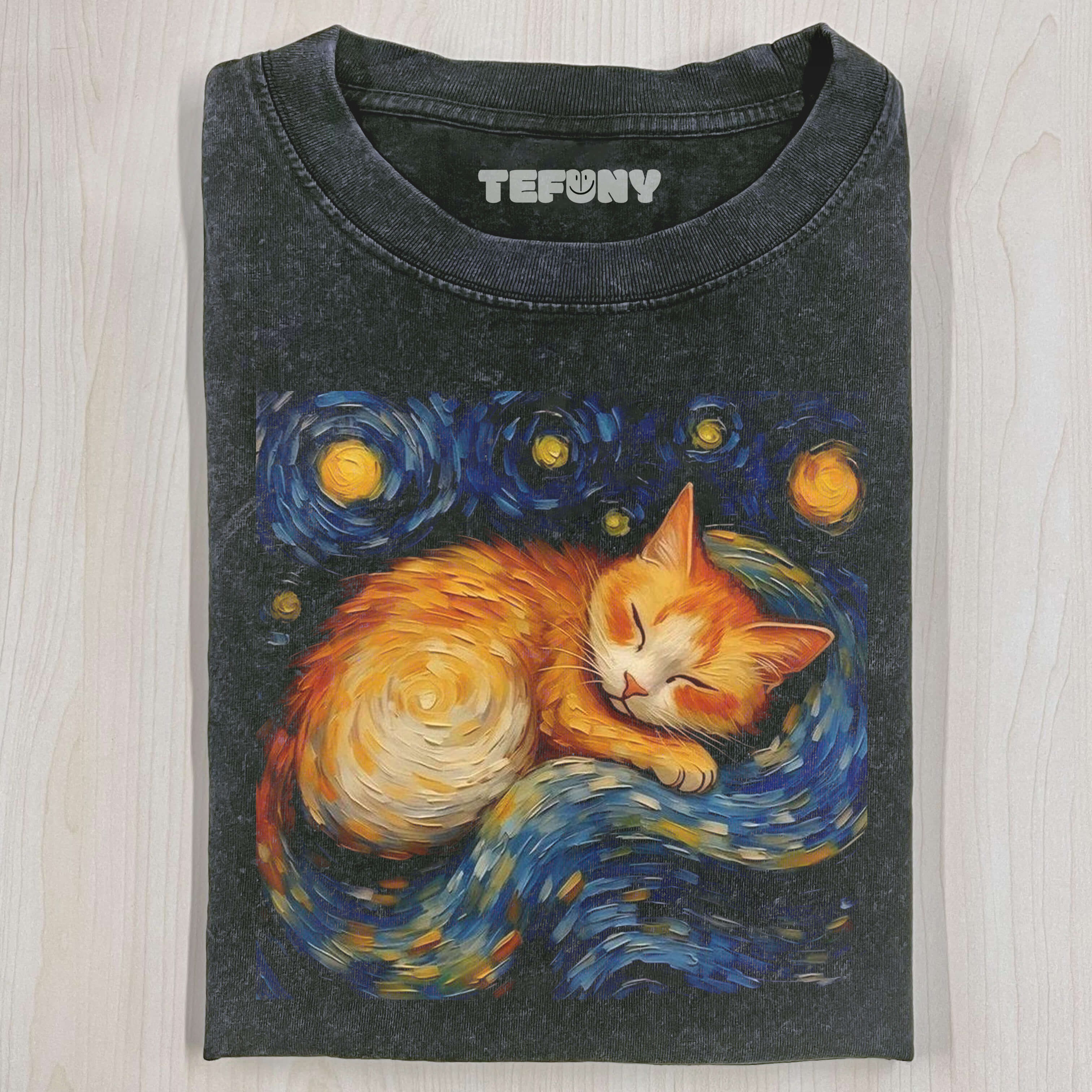 VAN GOGH'S CAT T-SHIRT