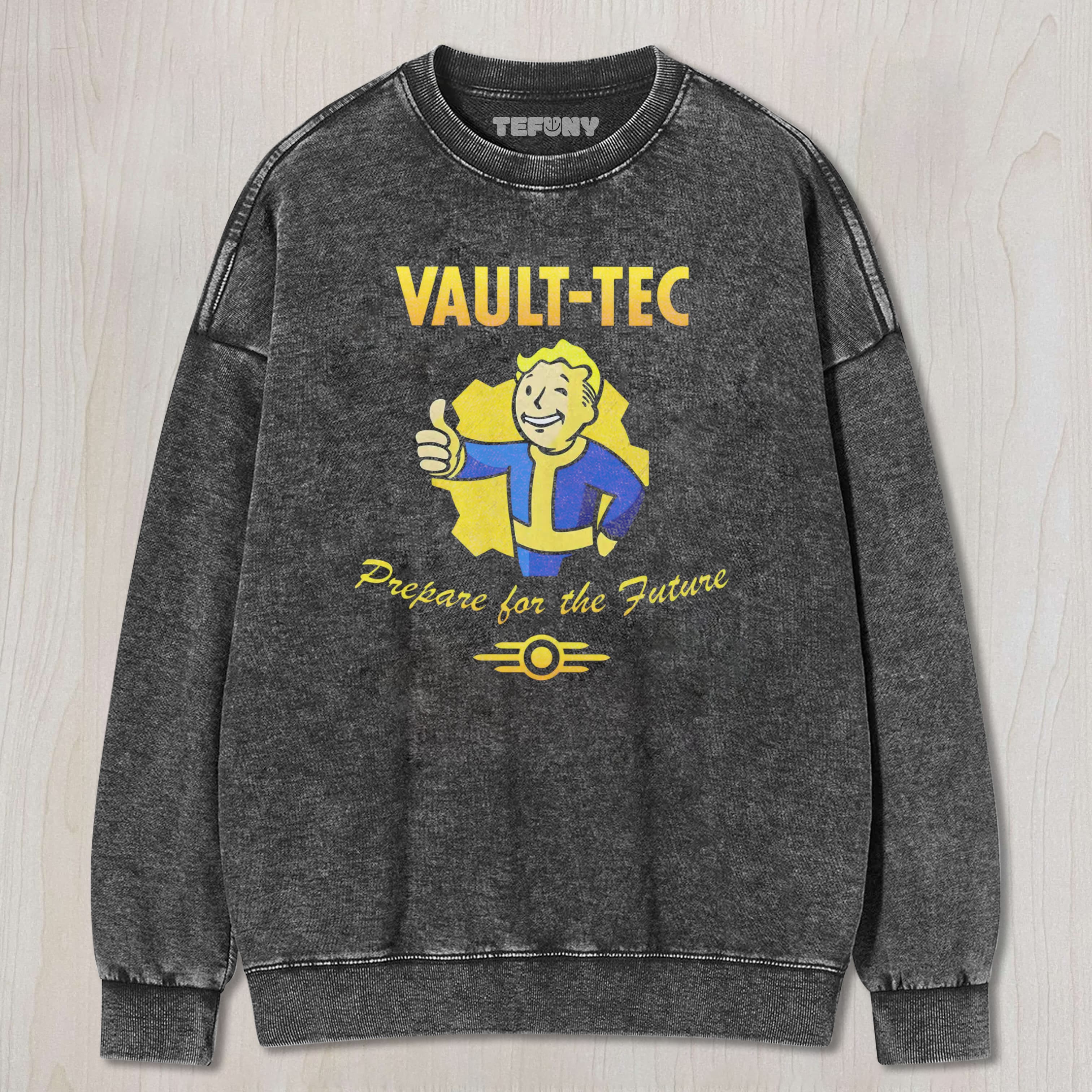 VAULT-TEC – PREPARE FOR THE FUTURE UNISEX TEE, TANK TOP, LAYERED LS, SWEATSHIRT & HOODIE