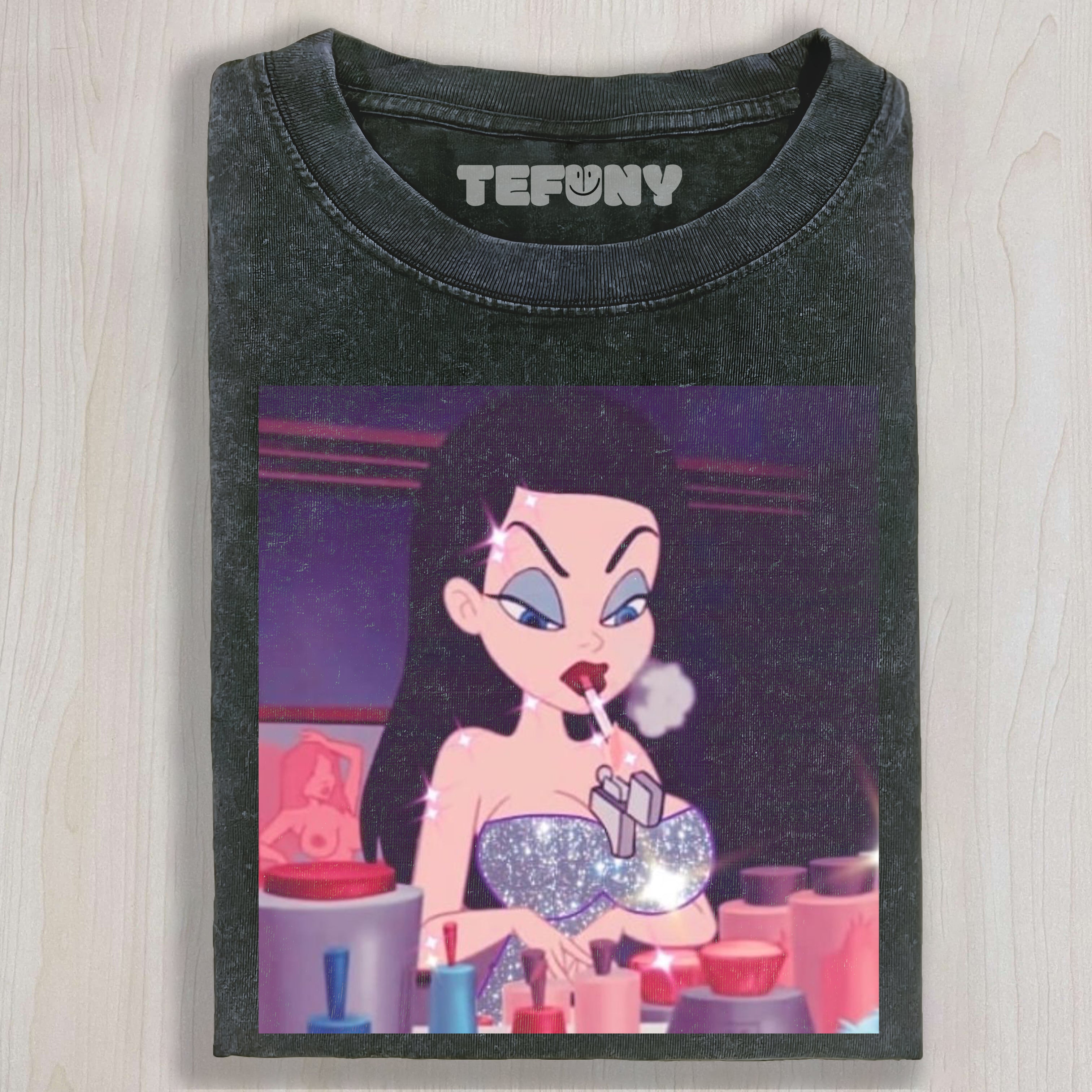 VELVET VON BLACK SMOKES T-SHIRT