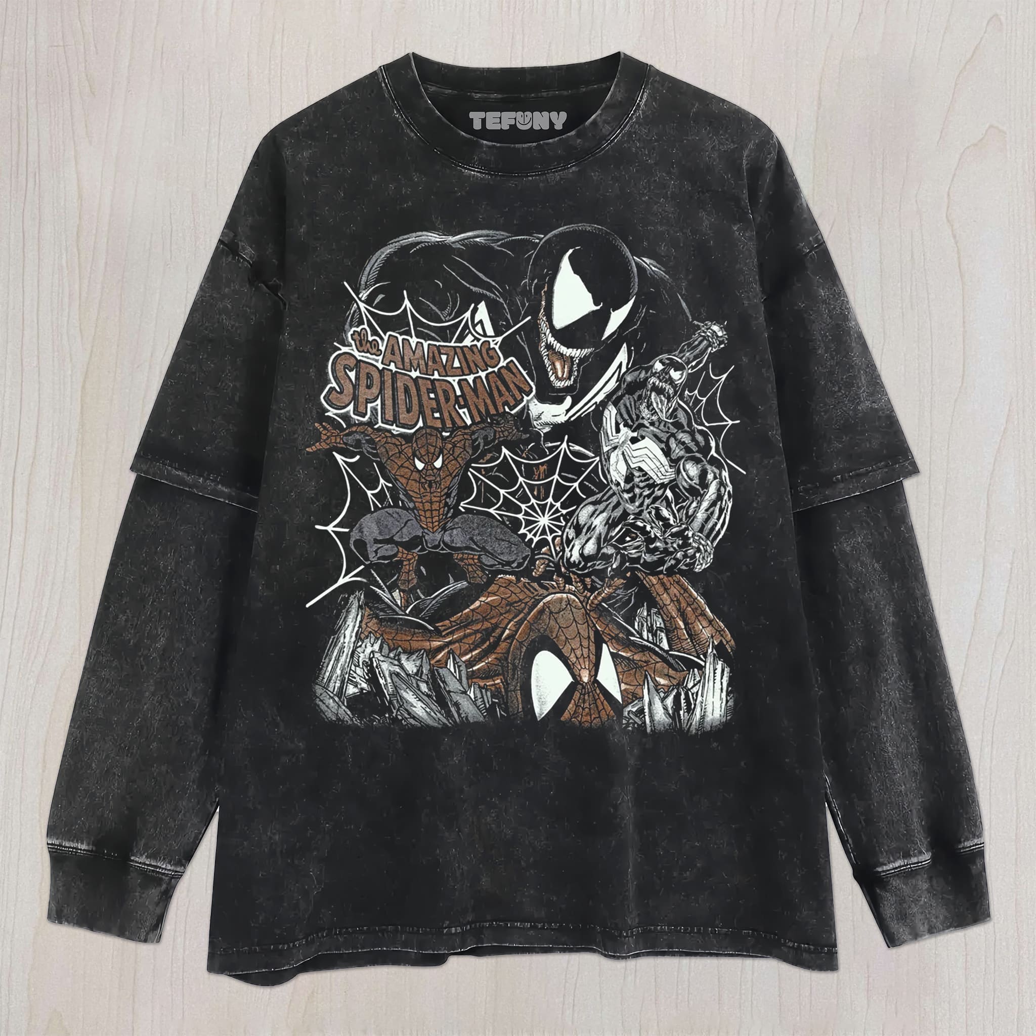VENOM SPIDER-MAN UNISEX TEE, TANK TOP, LAYERED LS, SWEATSHIRT & HOODIE