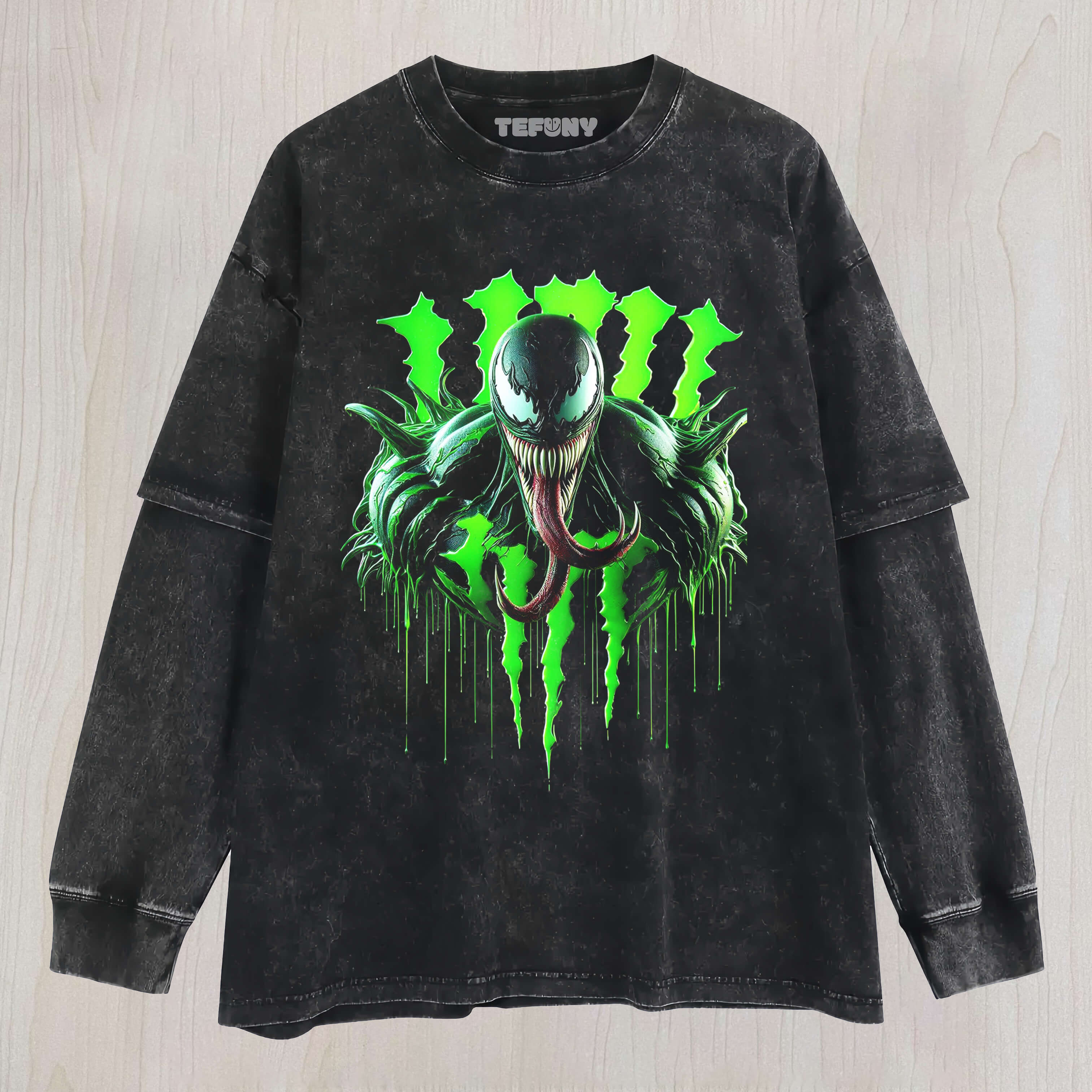 VENOM (MONSTER ENERGY) LAYERED LONG SLEEVE