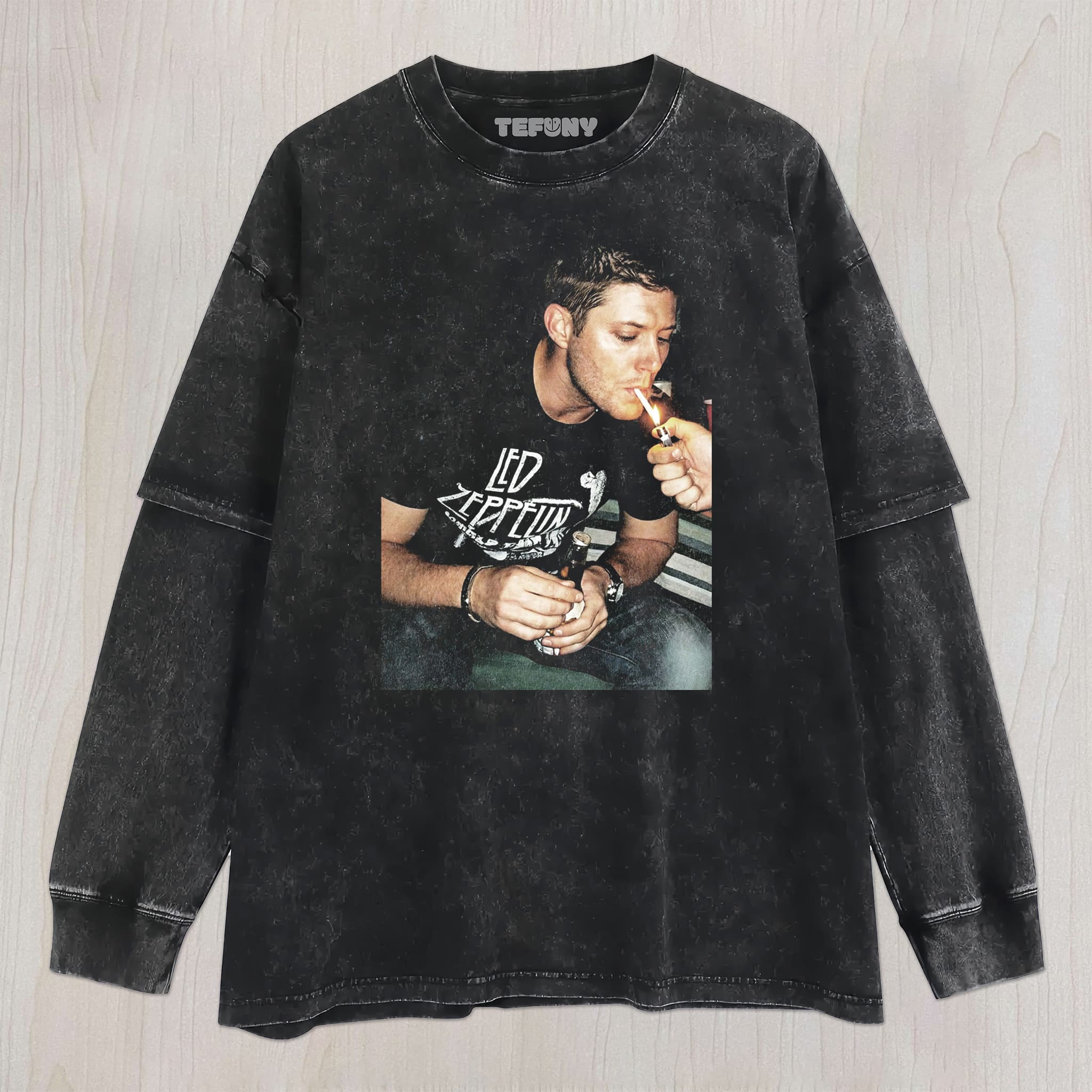 VINTAGE BAR SMOKE FILM PRINT UNISEX TEE, TANK TOP, LAYERED LS, SWEATSHIRT & HOODIE
