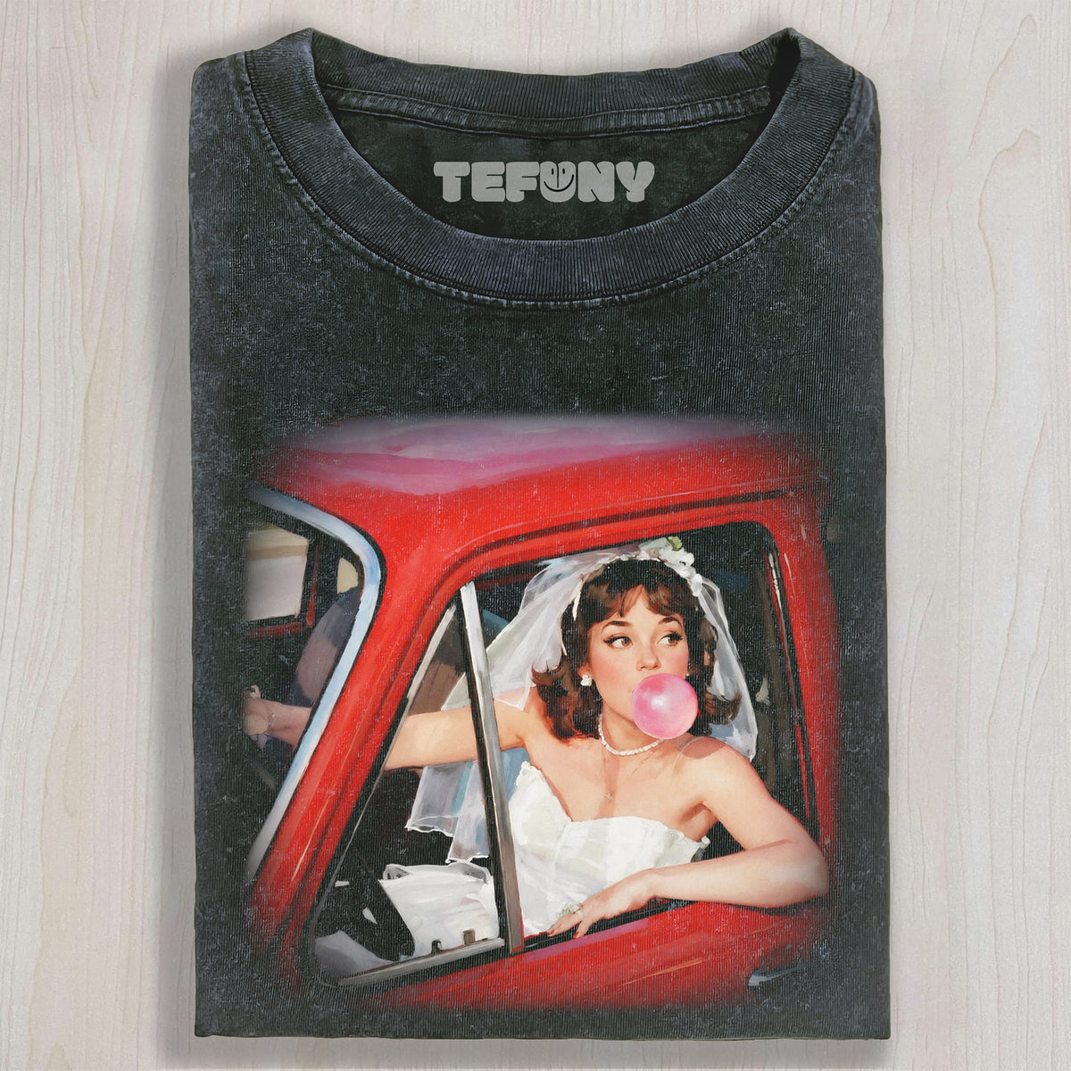 VINTAGE CAR GIRL UNISEX TEE, TANK TOP, LAYERED LS, SWEATSHIRT & HOODIE