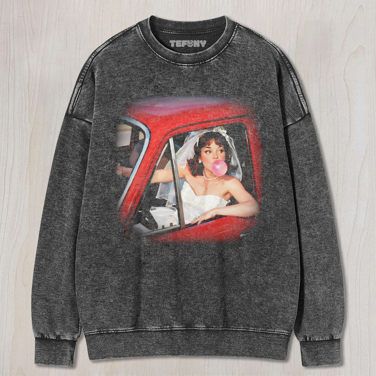 VINTAGE CAR GIRL UNISEX TEE, TANK TOP, LAYERED LS, SWEATSHIRT & HOODIE