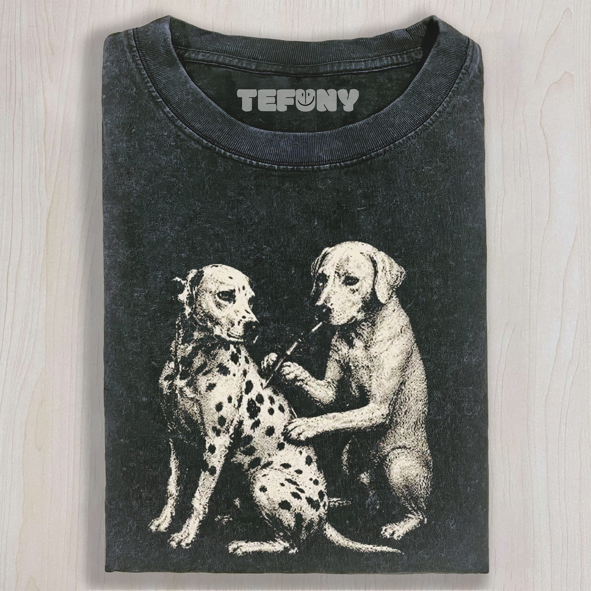 VINTAGE DOG TATTOO UNISEX TEE, TANK TOP, LAYERED LS, SWEATSHIRT & HOODIE