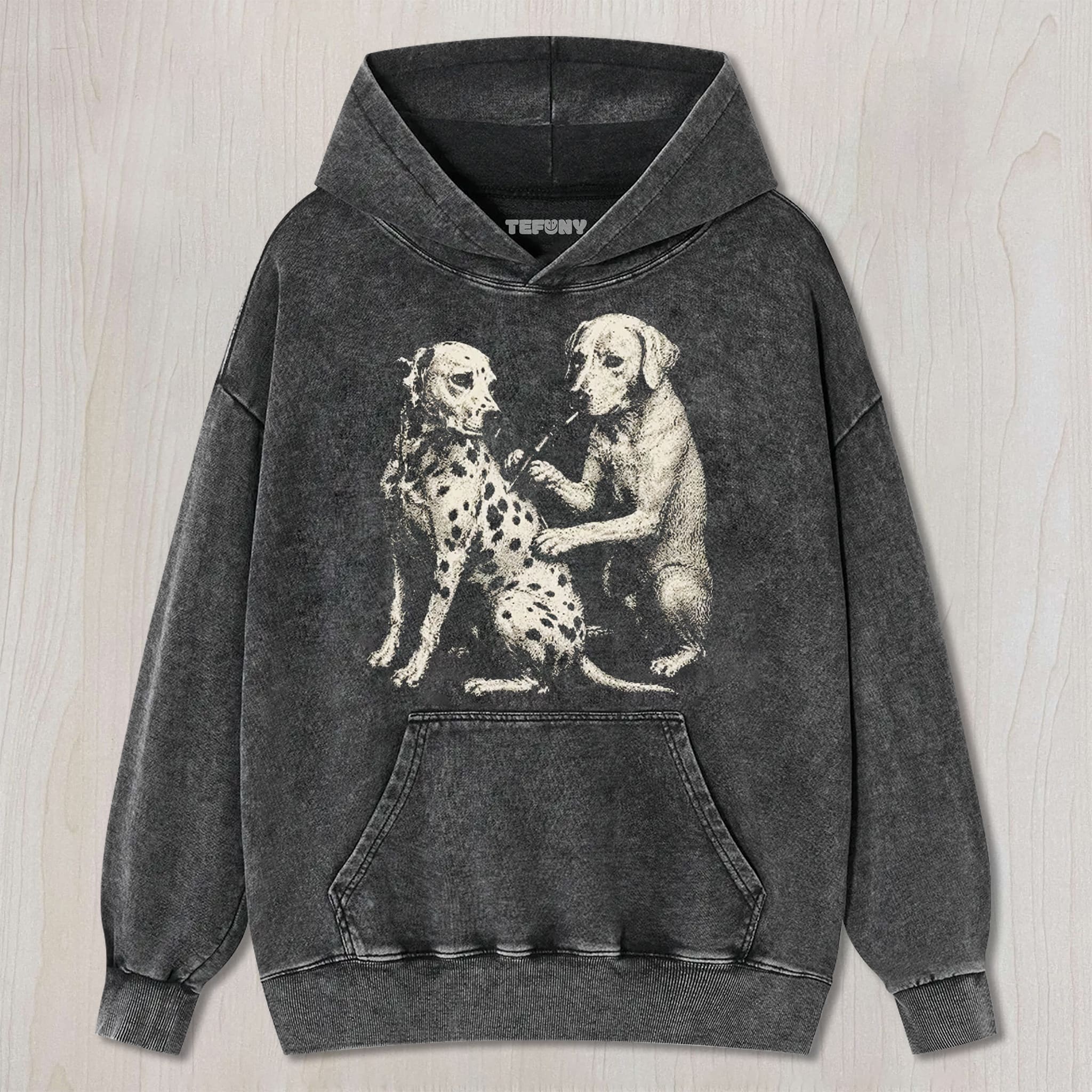 VINTAGE DOG TATTOO UNISEX TEE, TANK TOP, LAYERED LS, SWEATSHIRT & HOODIE