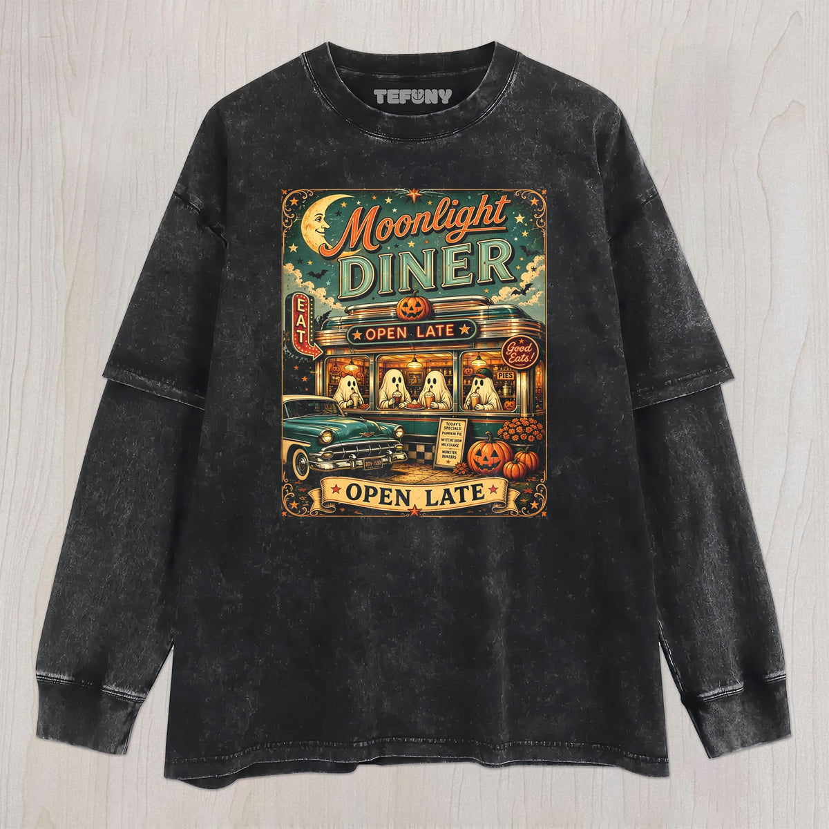 VINTAGE HALLOWEEN V1 UNISEX TEE, TANK TOP, LAYERED LS, SWEATSHIRT & HOODIE