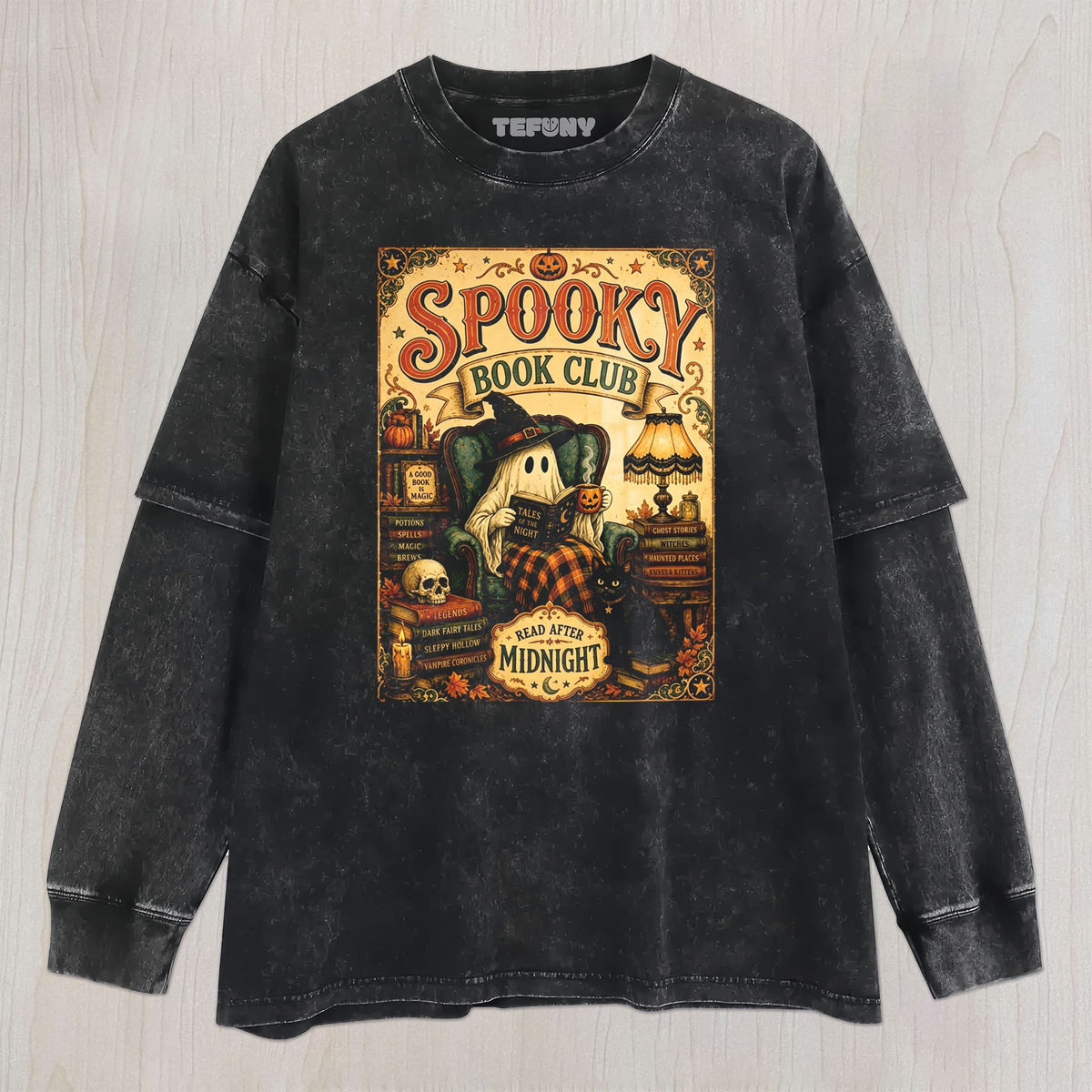 VINTAGE HALLOWEEN V2 UNISEX TEE, TANK TOP, LAYERED LS, SWEATSHIRT & HOODIE