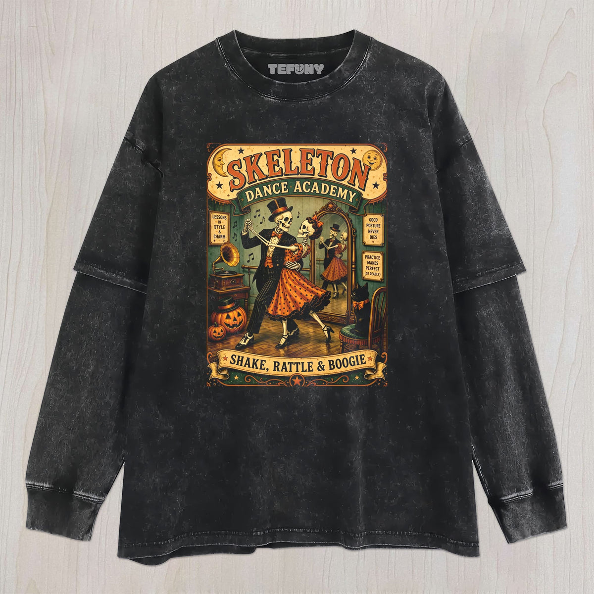 VINTAGE HALLOWEEN V3 UNISEX TEE, TANK TOP, LAYERED LS, SWEATSHIRT & HOODIE