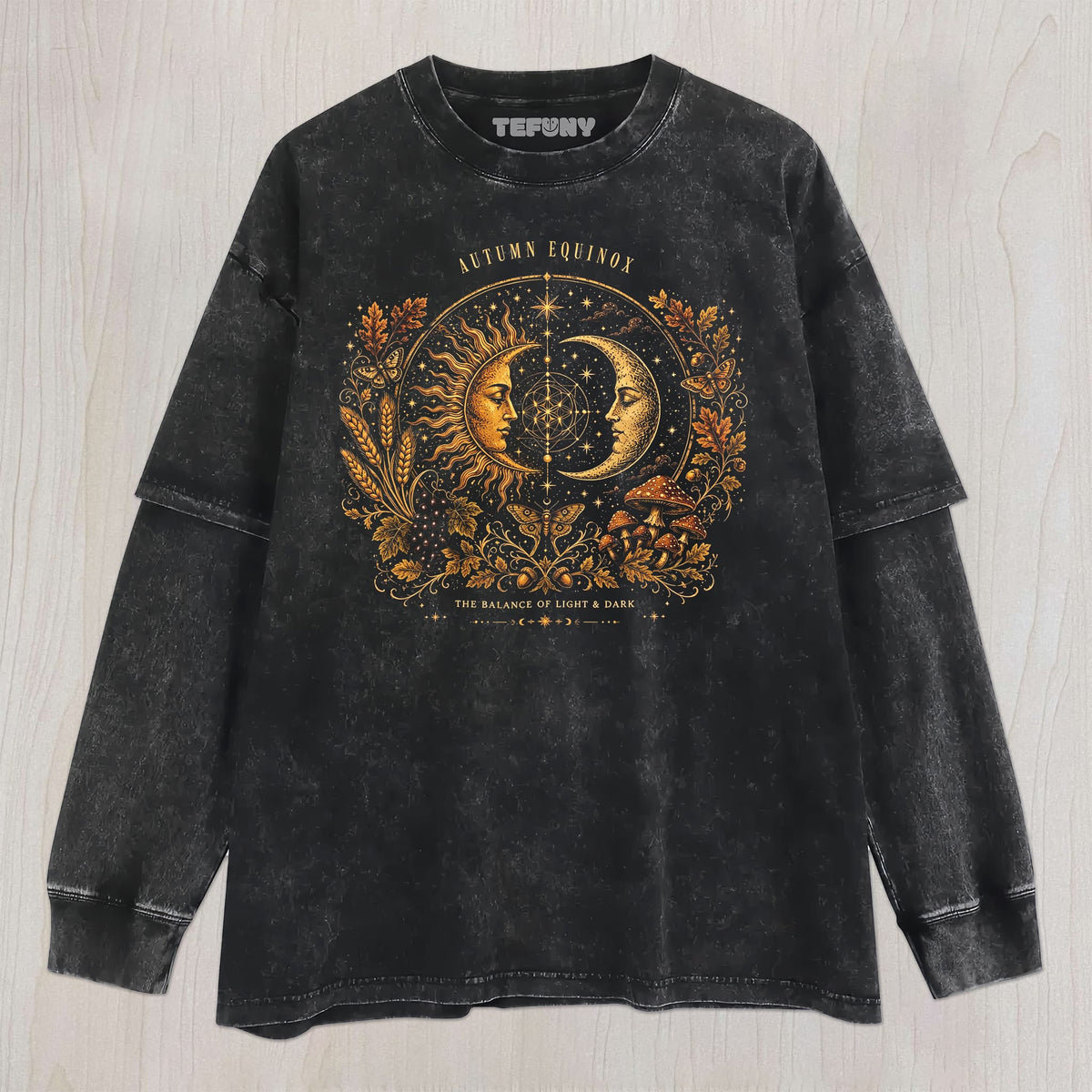 VINTAGE HALLOWEEN V4 UNISEX TEE, TANK TOP, LAYERED LS, SWEATSHIRT & HOODIE