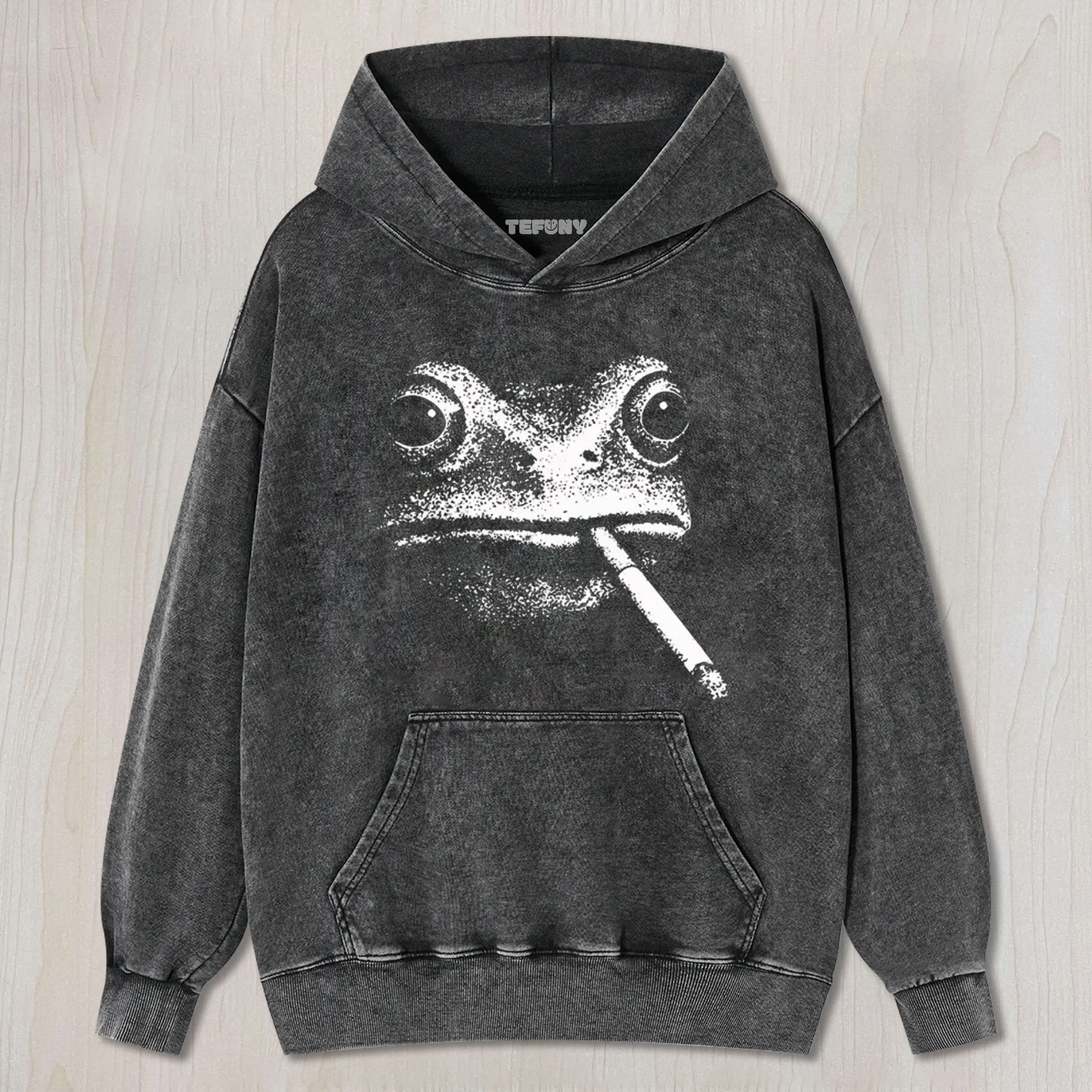 VINTAGE SMOKING FROG CLASSIC UNISEX TEE, TANK TOP, LAYERED LS, SWEATSHIRT & HOODIE
