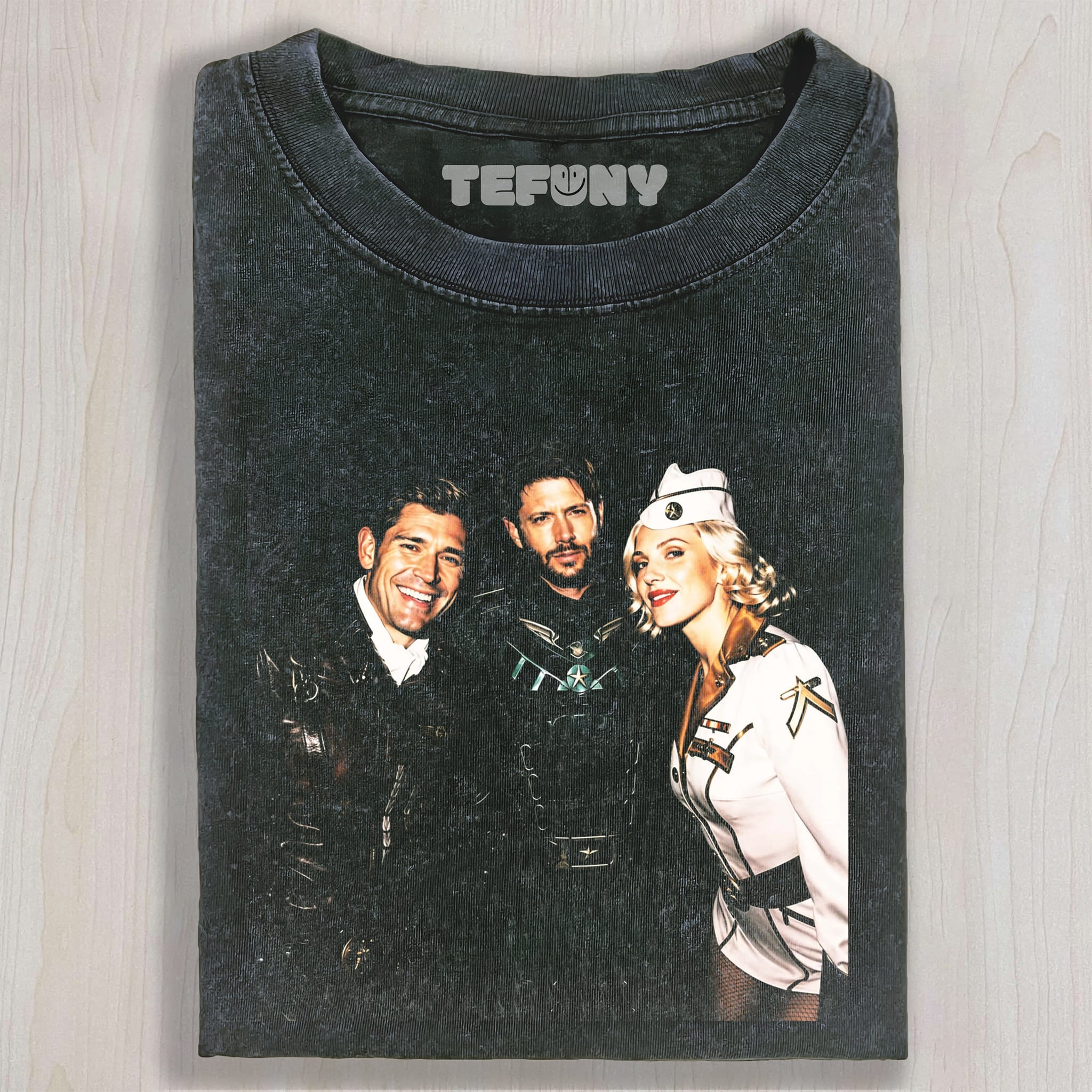 VINTAGE SUPER CREW PARTY PRINT UNISEX TEE, TANK TOP, LAYERED LS, SWEATSHIRT & HOODIE