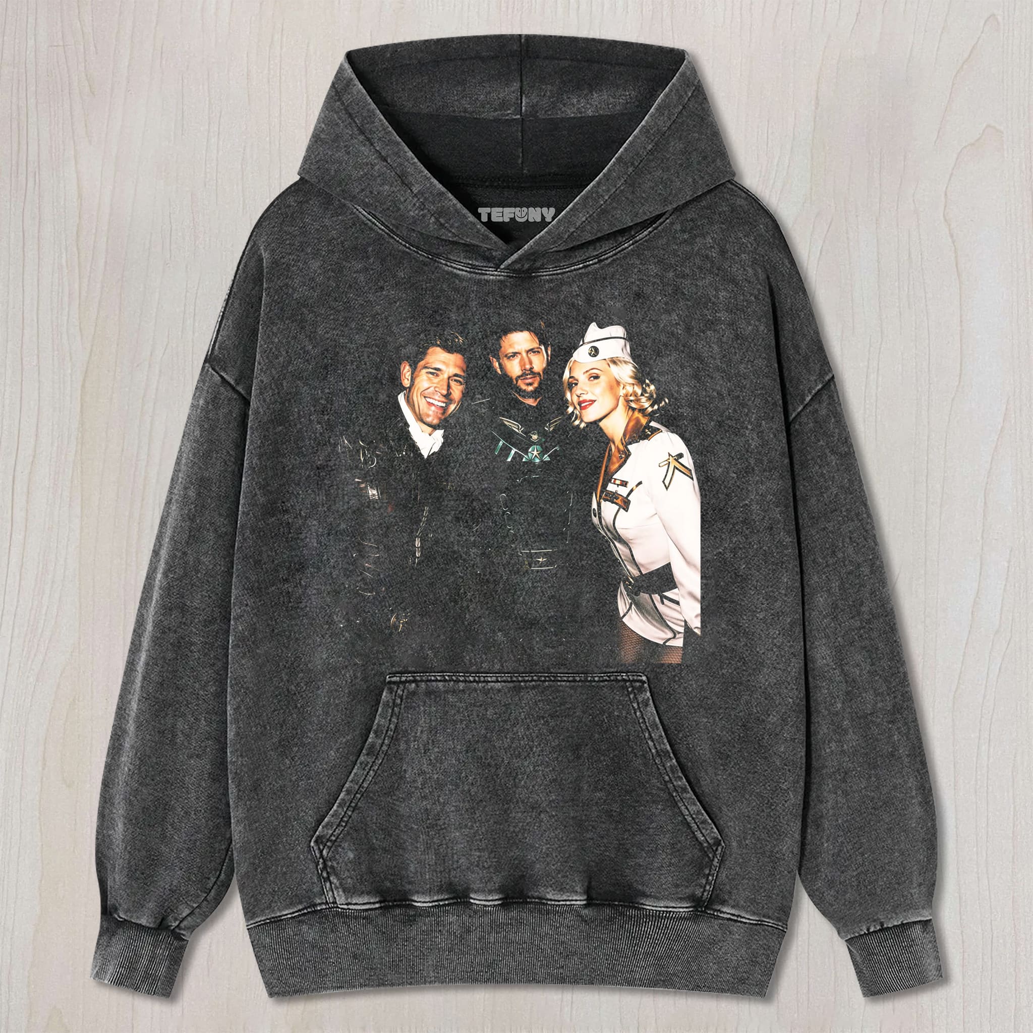 VINTAGE SUPER CREW PARTY PRINT UNISEX TEE, TANK TOP, LAYERED LS, SWEATSHIRT & HOODIE