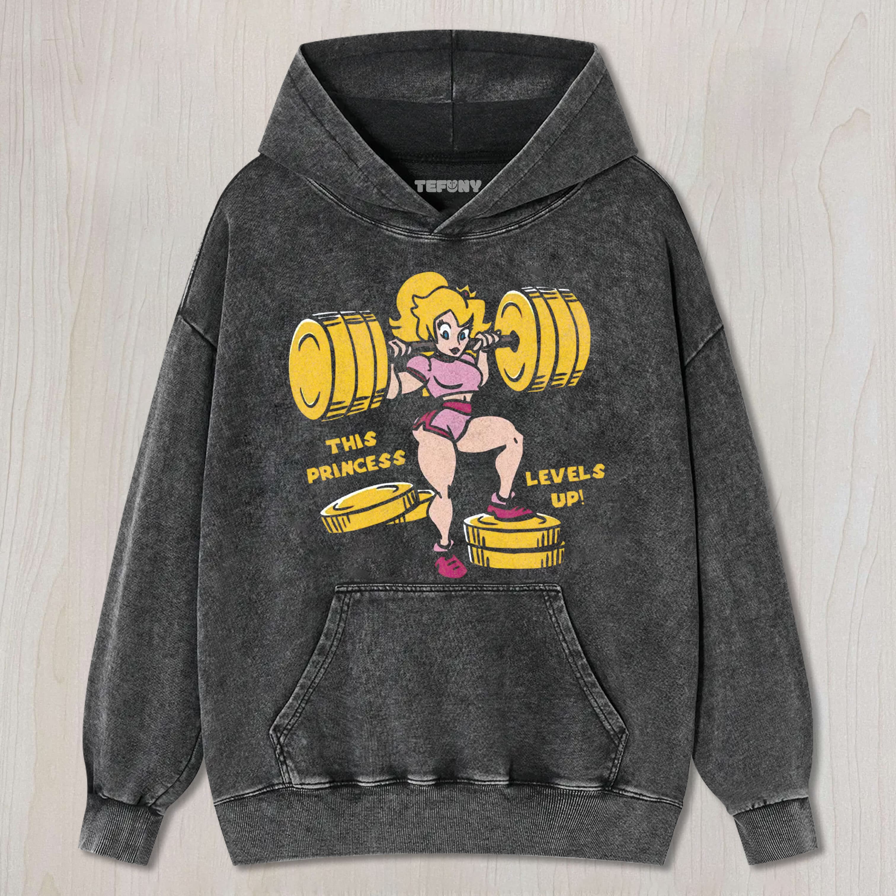 VINTAGE THIS PRINCESS LEVELS UP UNISEX TEE, TANK TOP, LAYERED LS, SWEATSHIRT & HOODIE