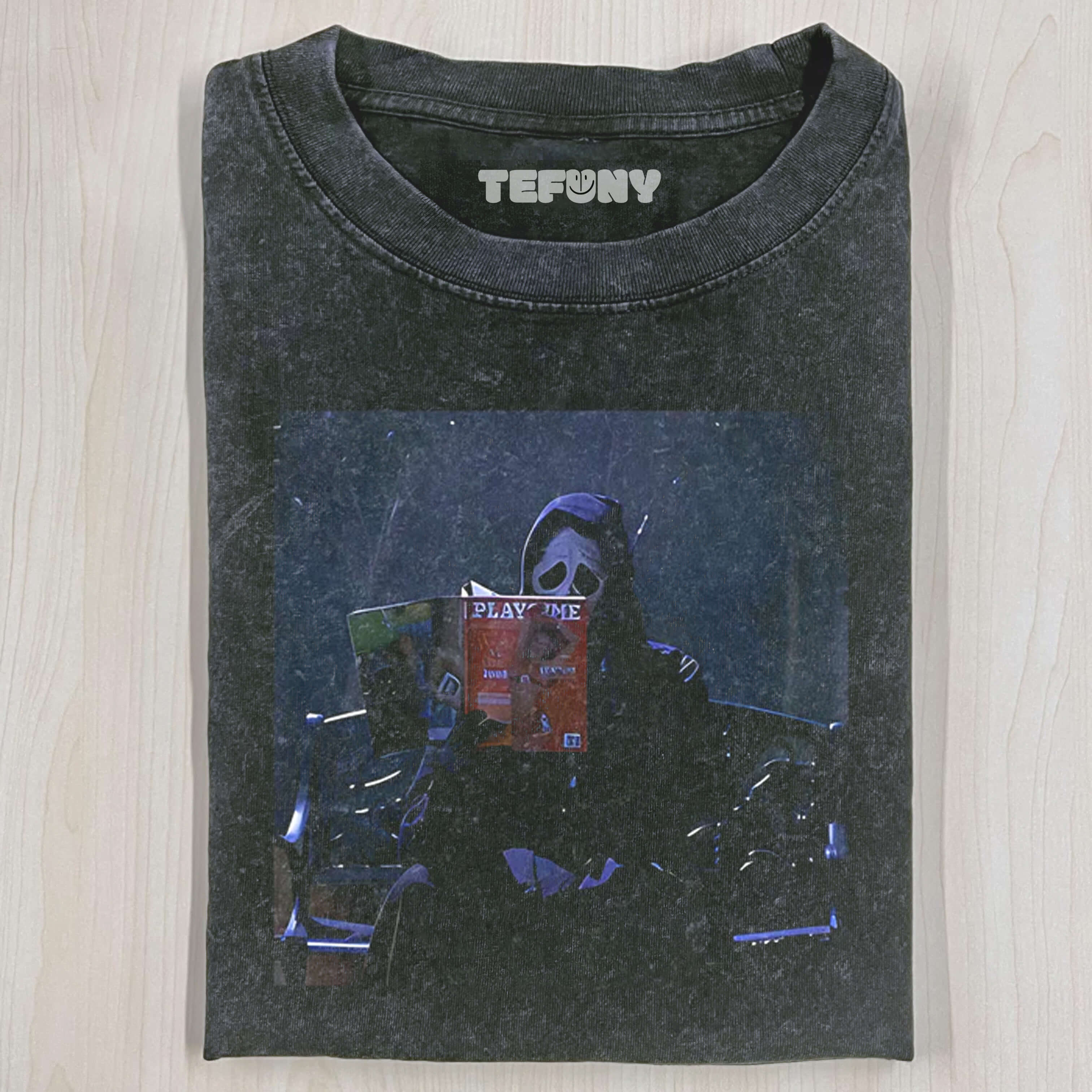 VINTAGE GHOST FACE HALLOWEEN T-SHIRT V3