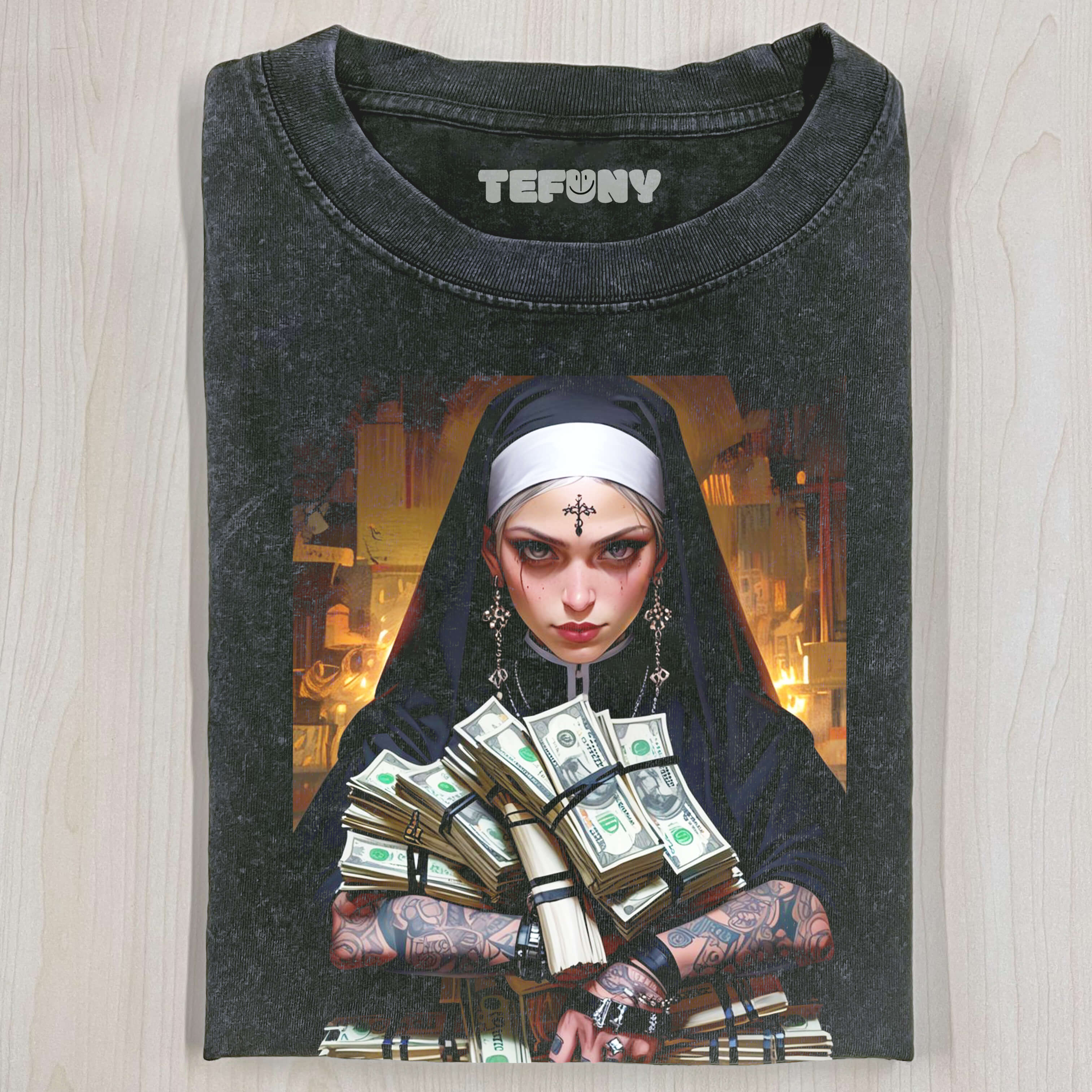 VINTAGE NUN T-SHIRT