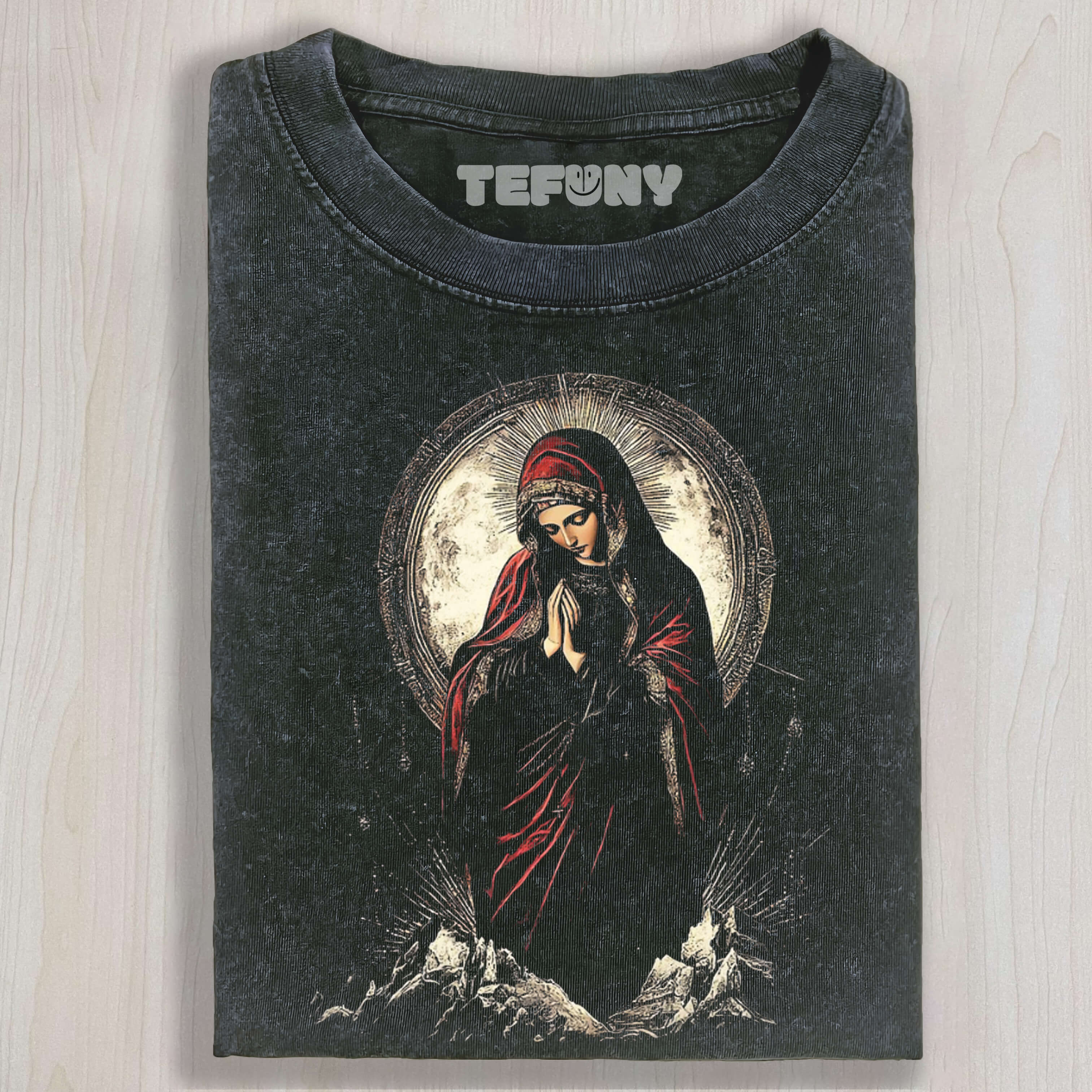 VIRGIN MARY RELIGIOUS TEE & SWEAT & HOOD