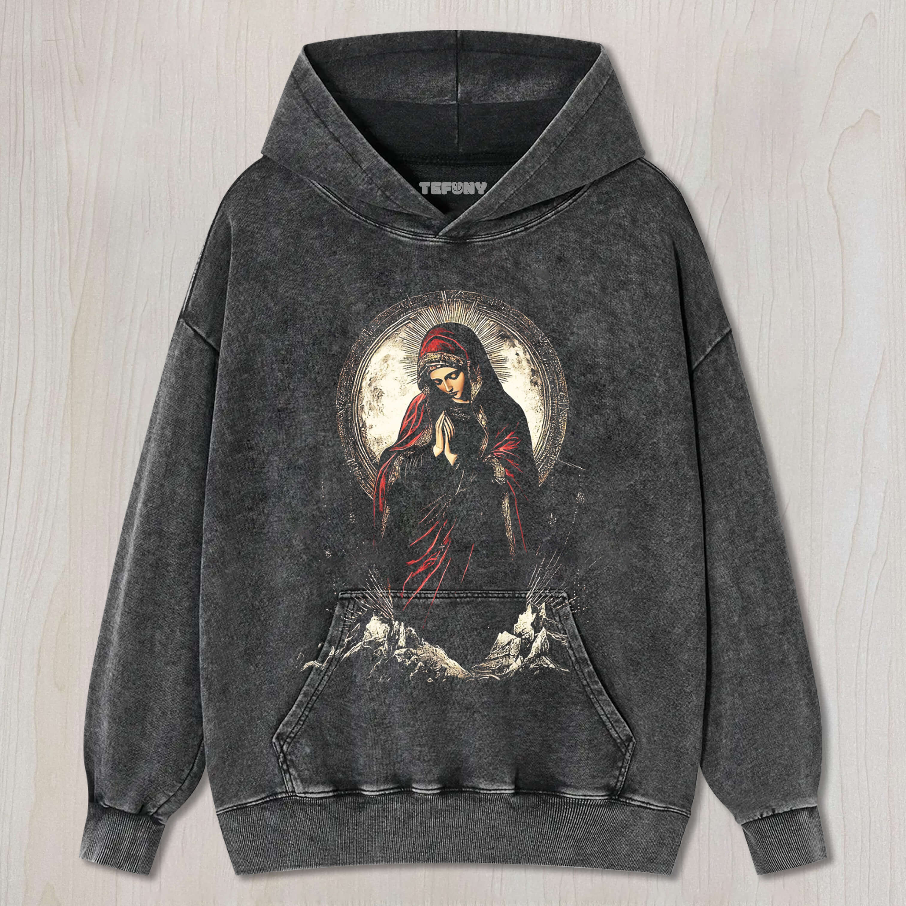 VIRGIN MARY RELIGIOUS TEE & SWEAT & HOOD