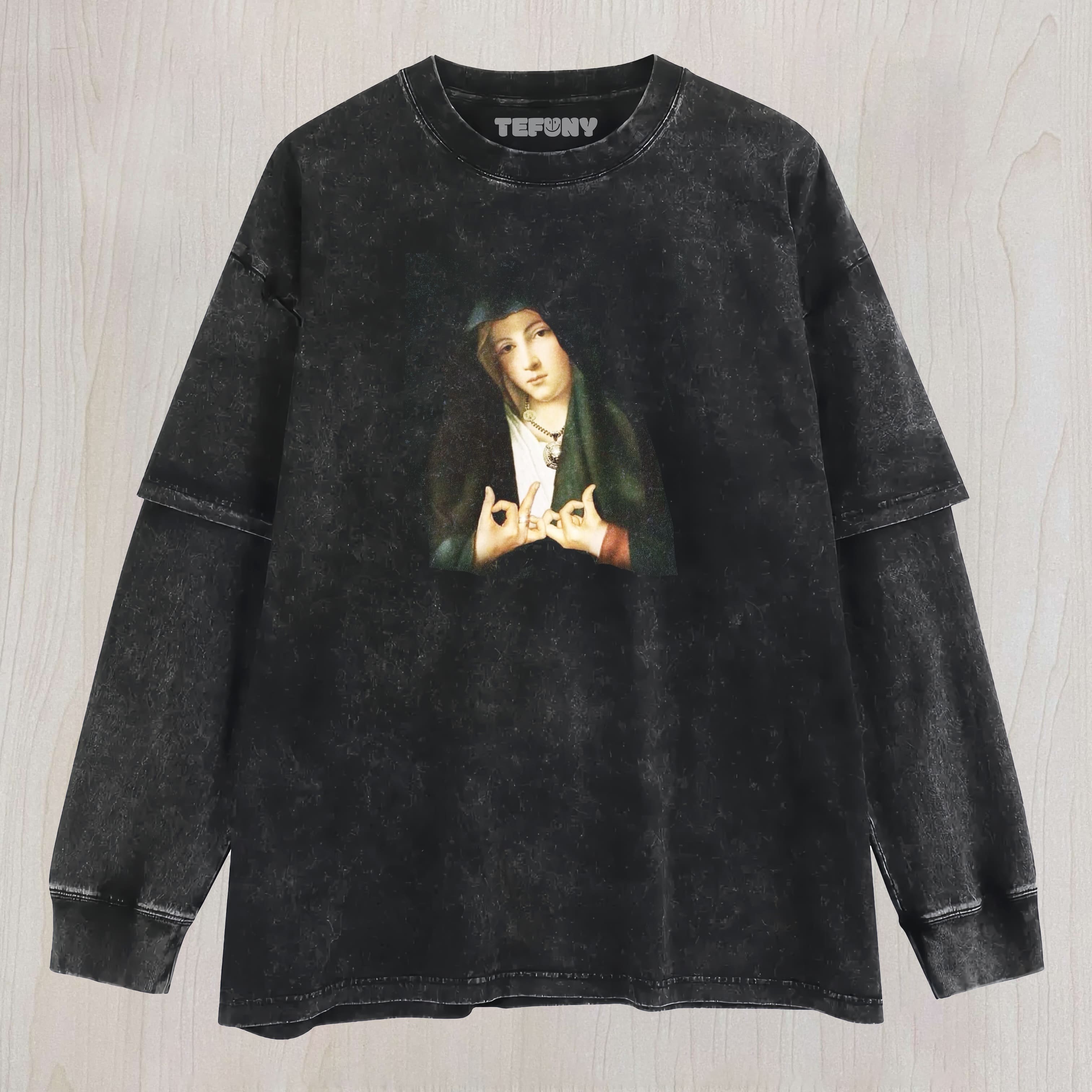 TVIRGIN MARY LAYERED LONG SLEEVE