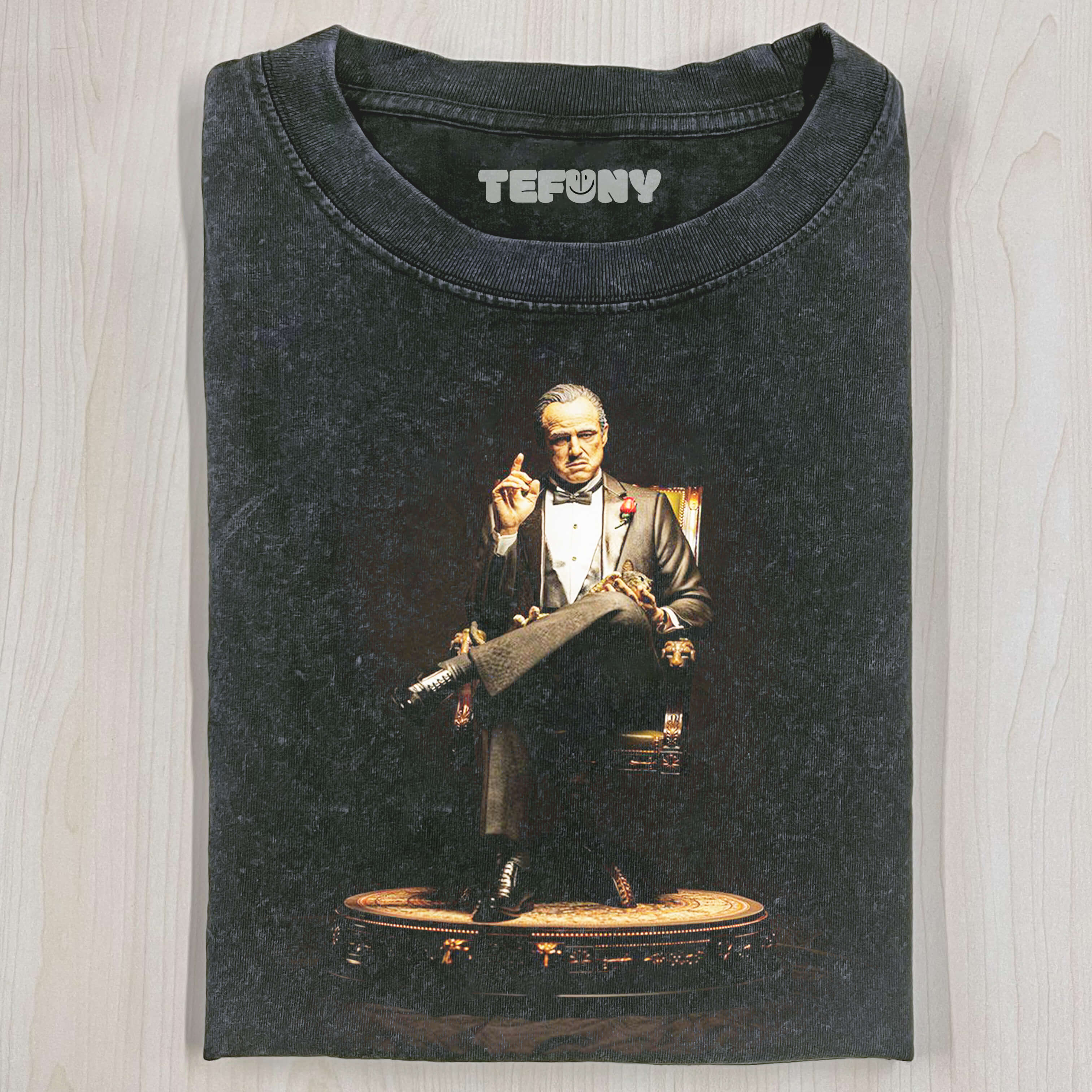 VITO CORLEONE SITTING IN A CHAIR T-SHIRT