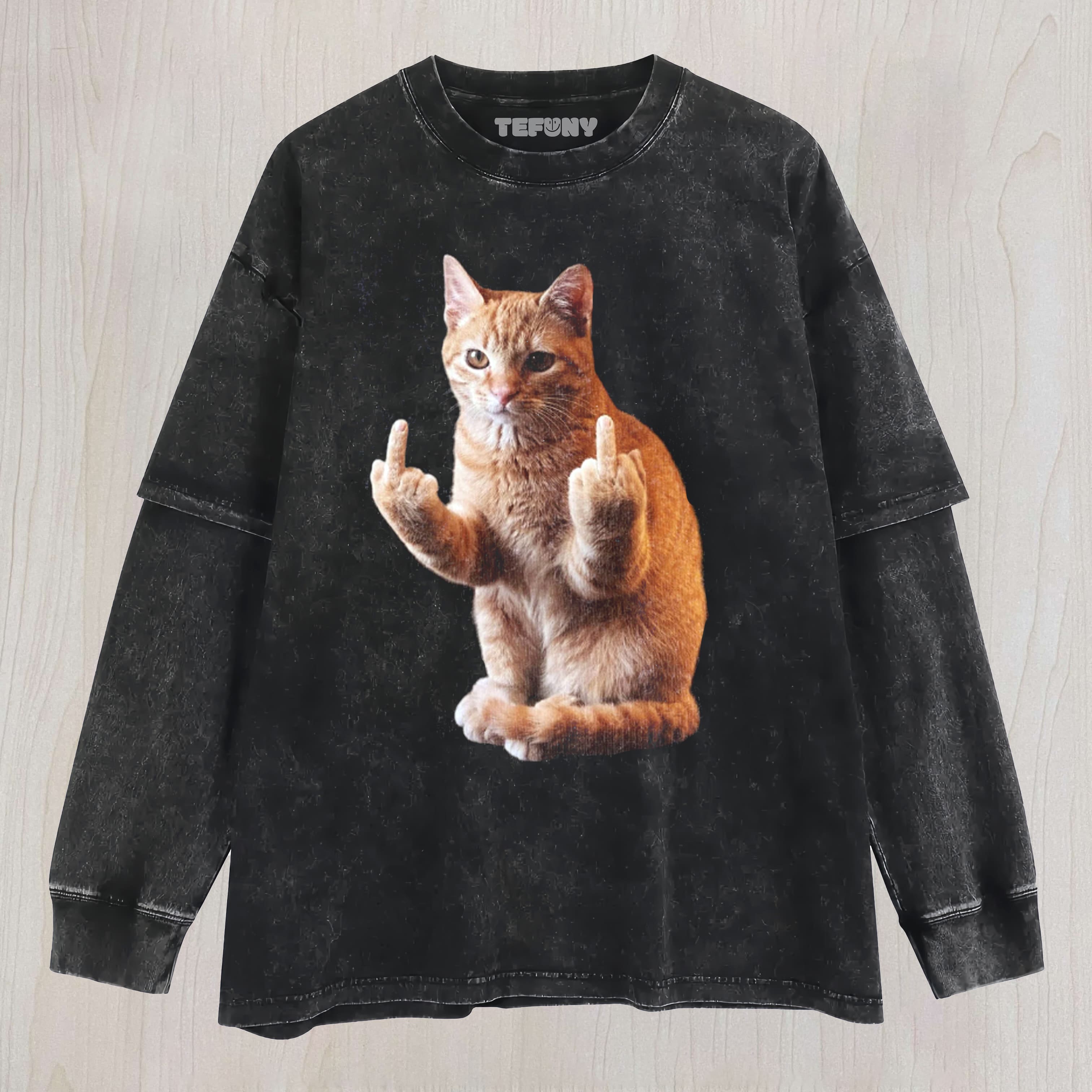 WACKY CAT2 UNISEX TEE, TANK TOP, LAYERED LS, SWEATSHIRT & HOODIE