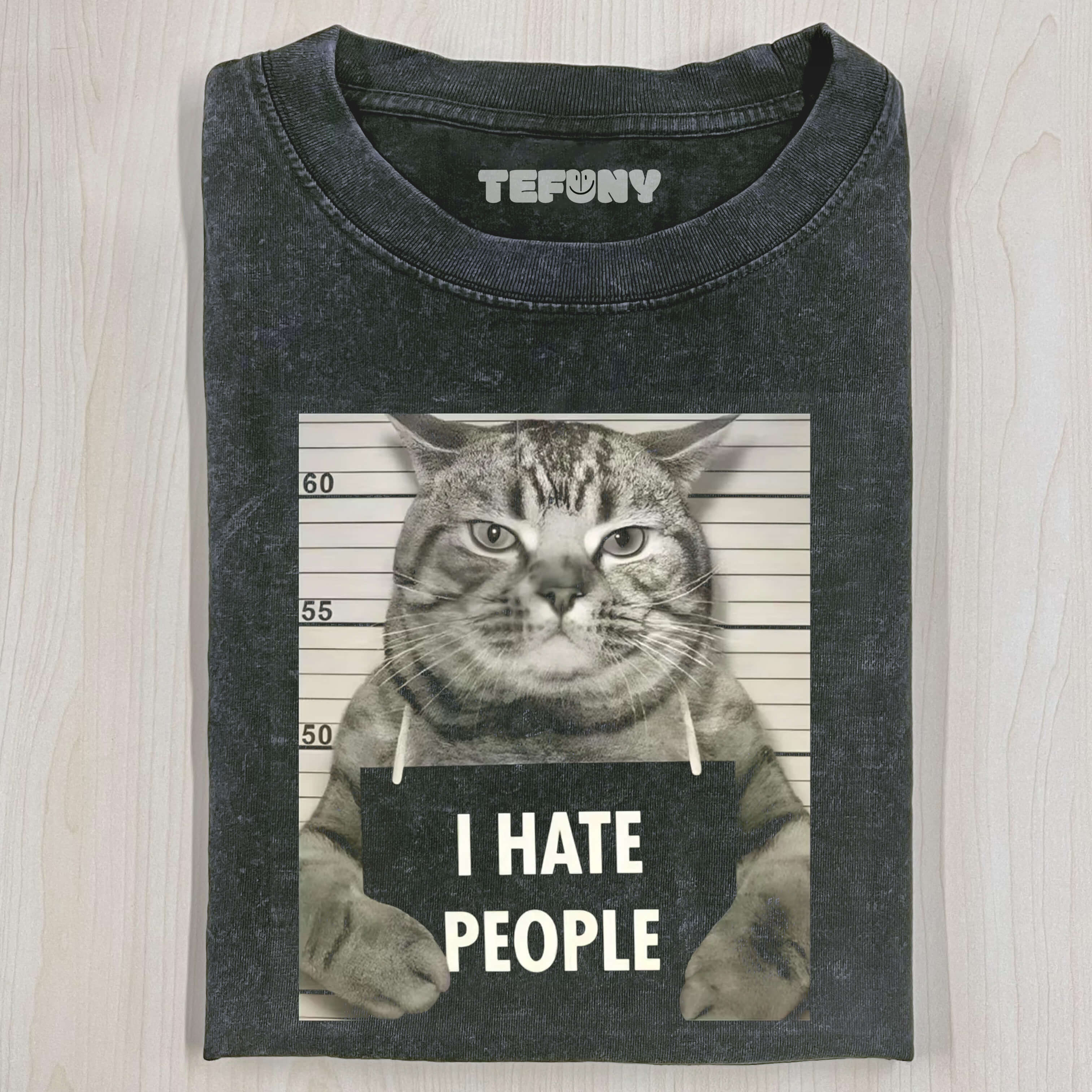 WACKY CAT HOODIE T-SHIRT