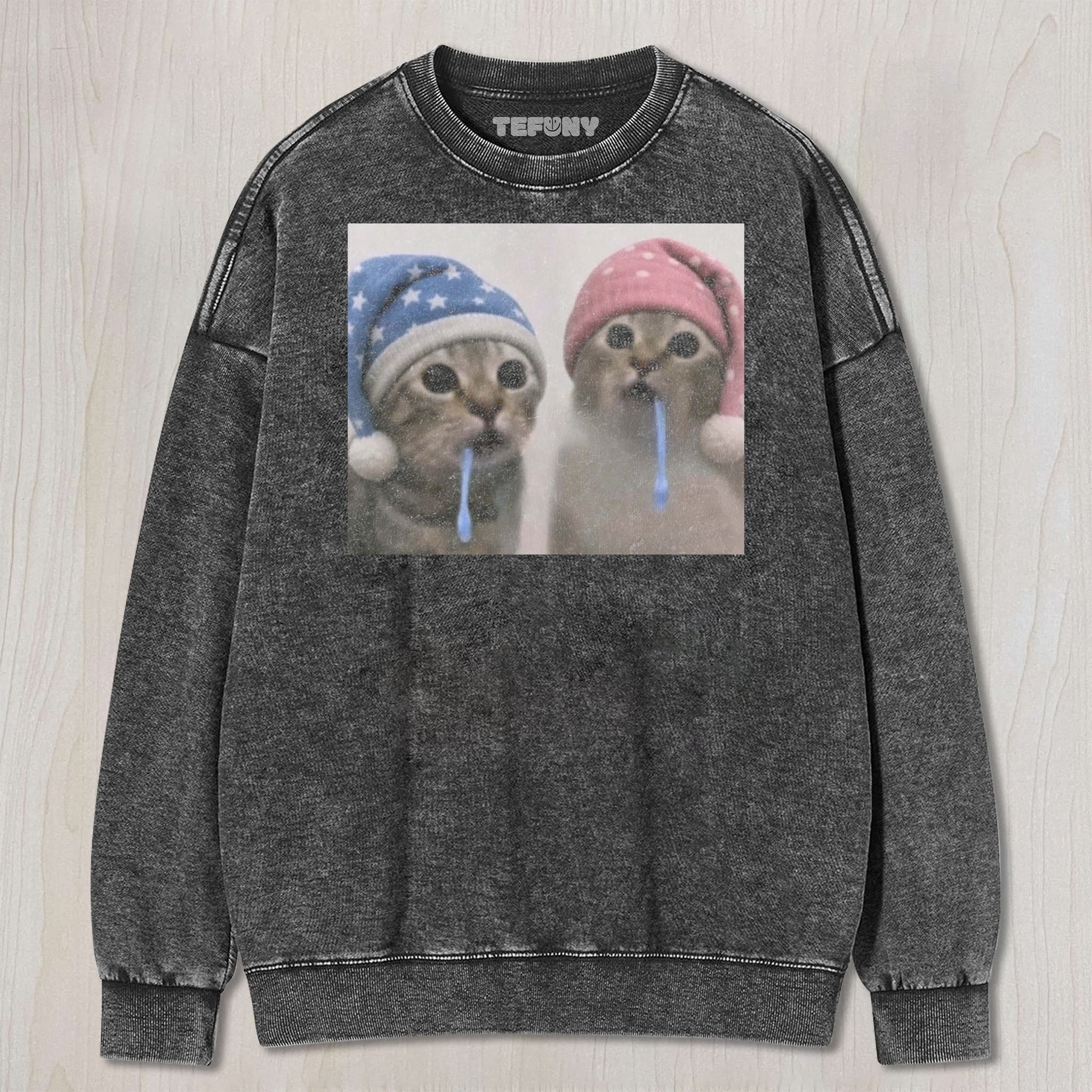 WACKY CAT UNISEX TEE, TANK TOP, LAYERED LS, SWEATSHIRT & HOODIE