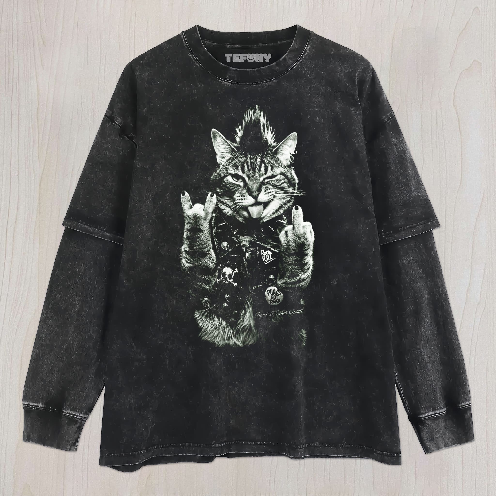 WACKY CAT UNISEX TEE, TANK TOP, LAYERED LS, SWEATSHIRT & HOODIE