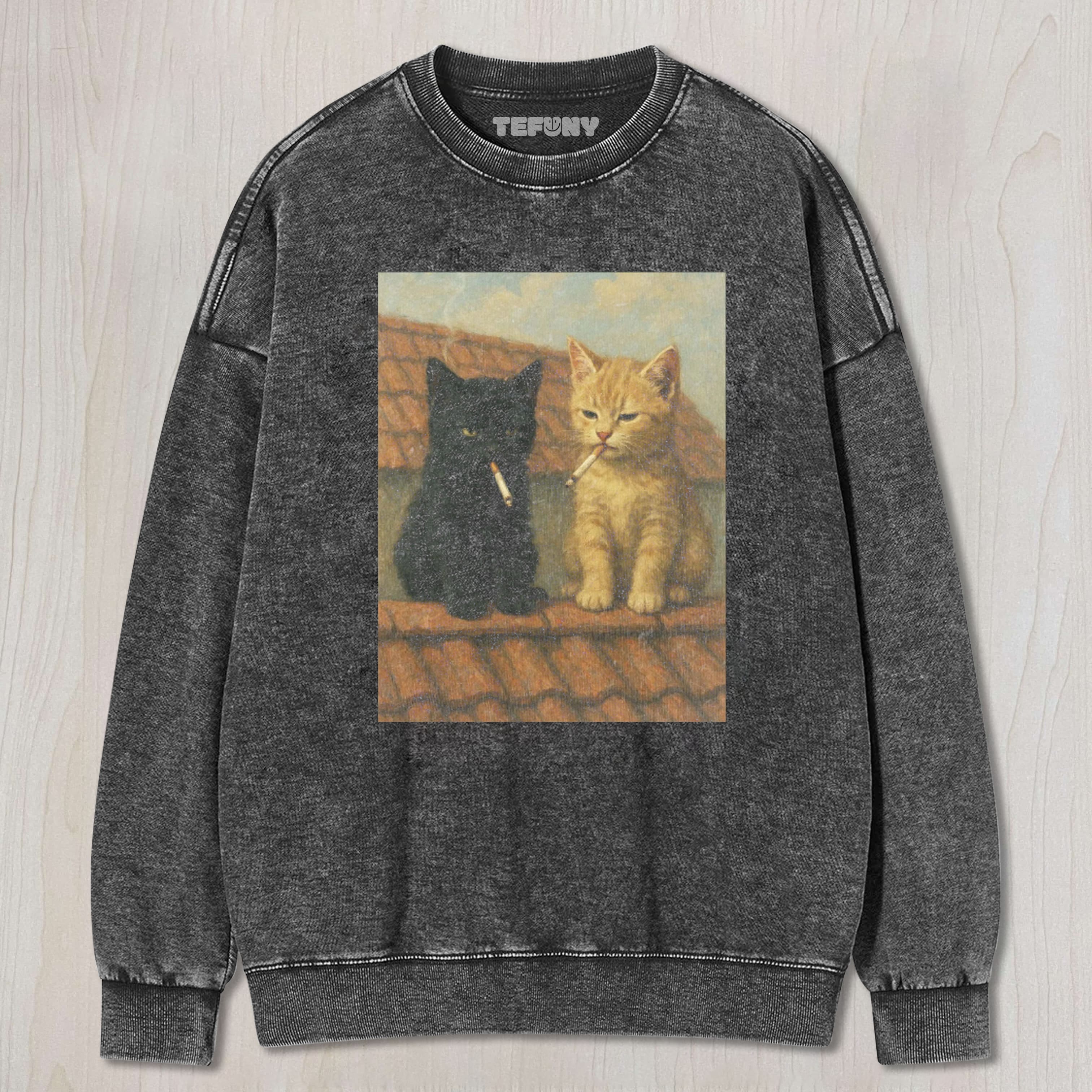WACKY CAT UNISEX TEE, TANK TOP, LAYERED LS, SWEATSHIRT & HOODIE