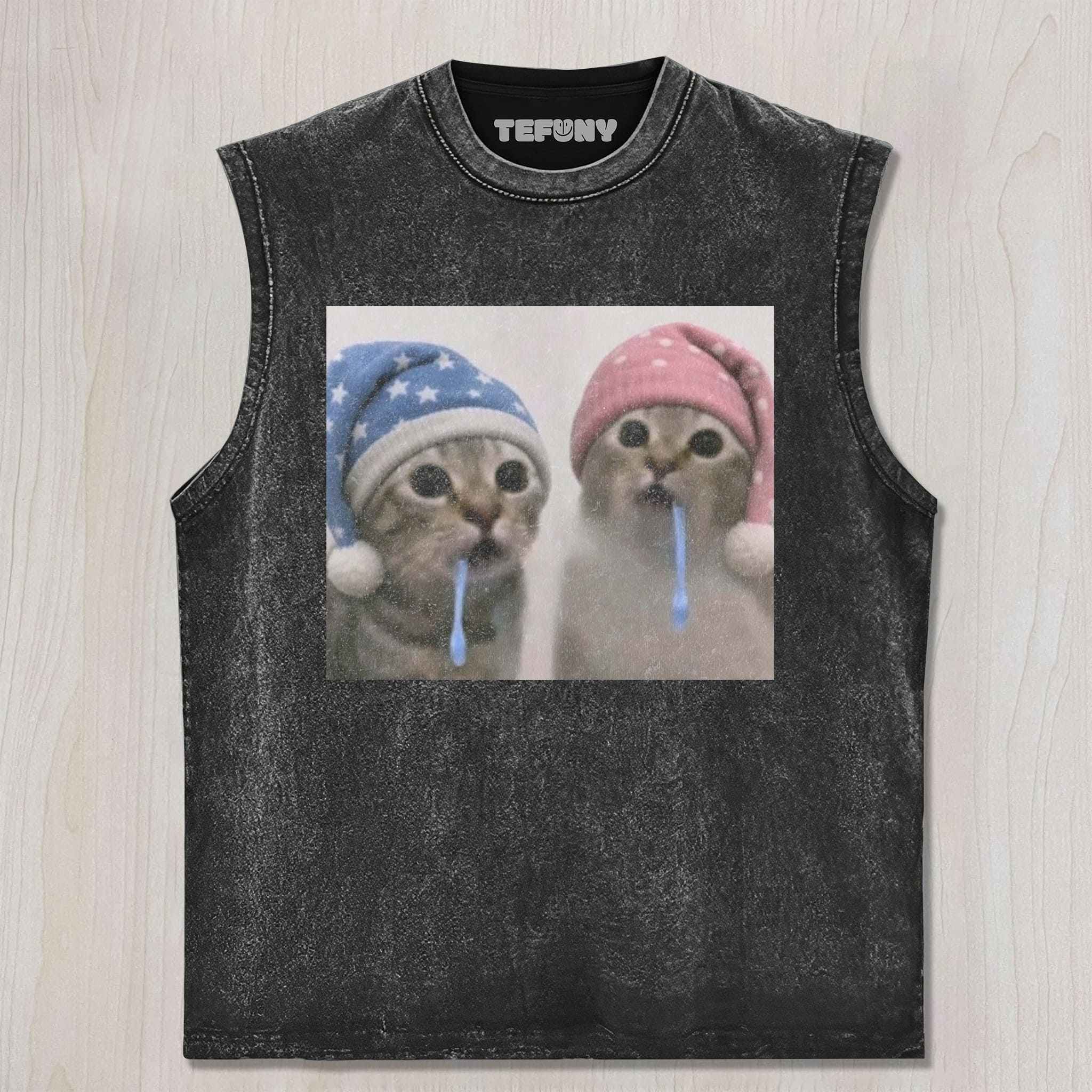 WACKY CAT UNISEX TEE, TANK TOP, LAYERED LS, SWEATSHIRT & HOODIE