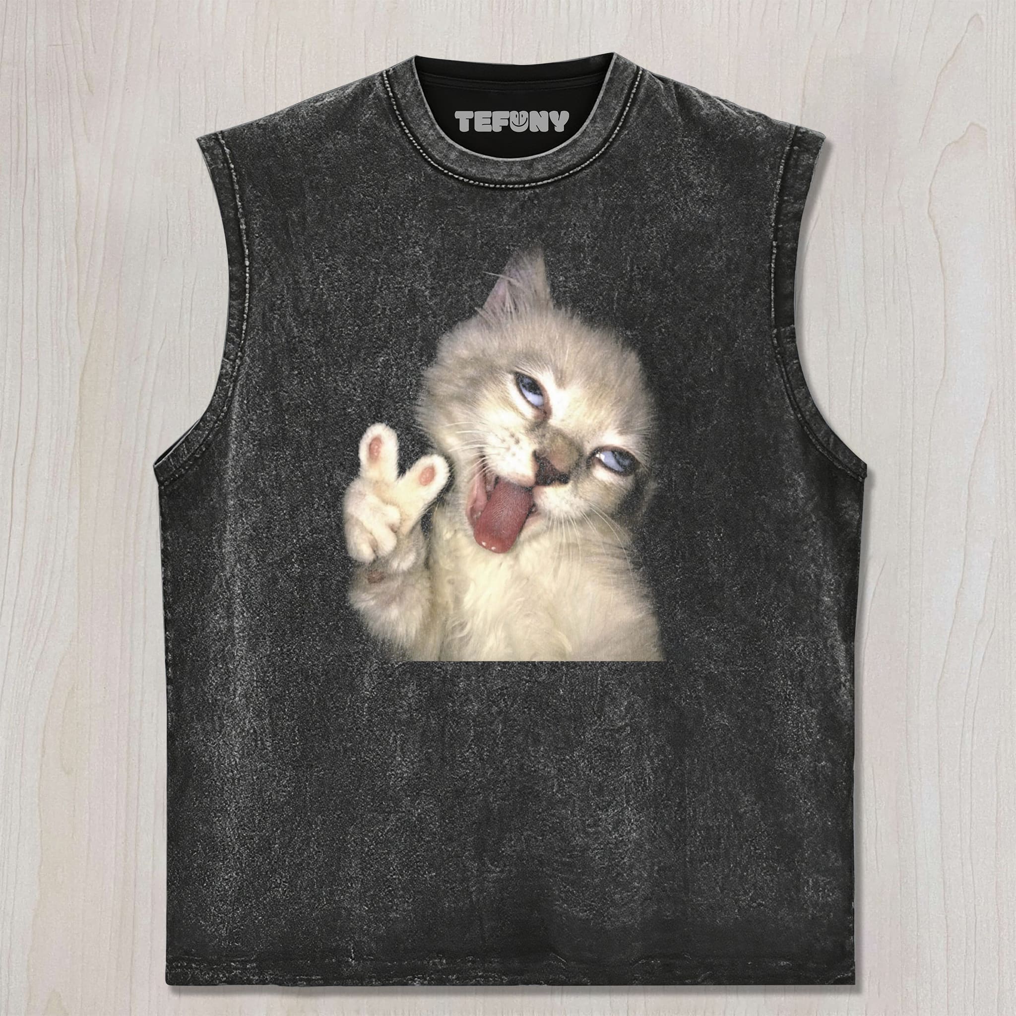 WACKY CAT UNISEX TEE, TANK TOP, LAYERED LS, SWEATSHIRT & HOODIE