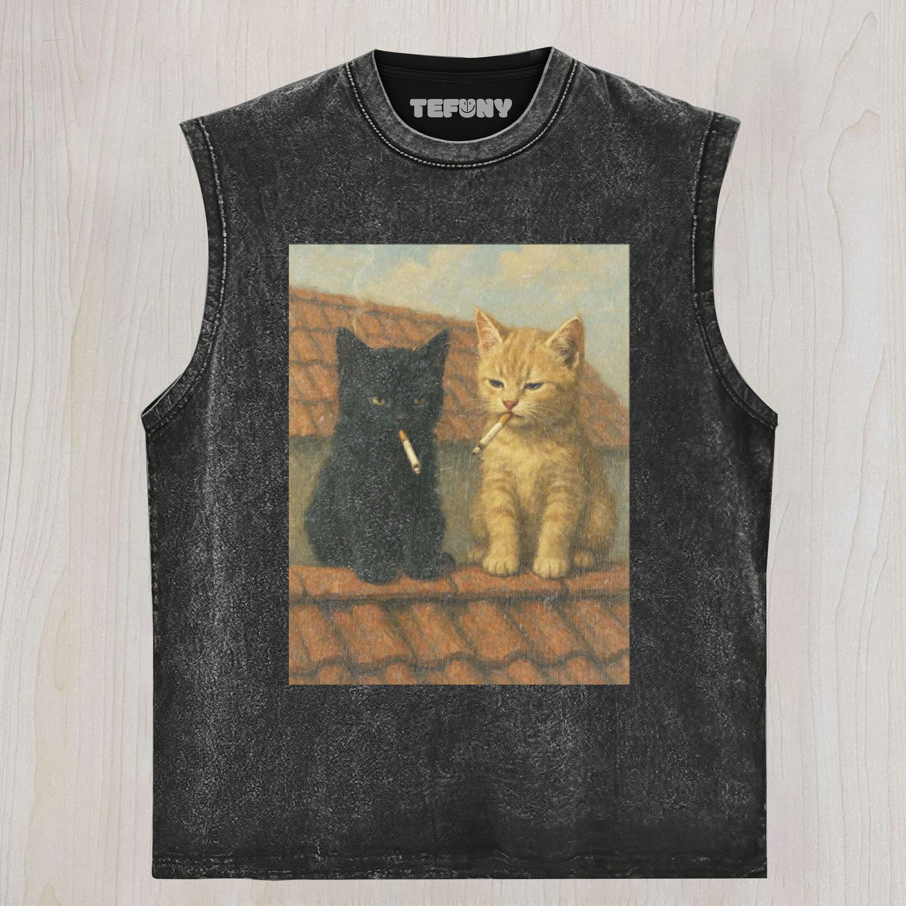 WACKY CAT UNISEX TEE, TANK TOP, LAYERED LS, SWEATSHIRT & HOODIE