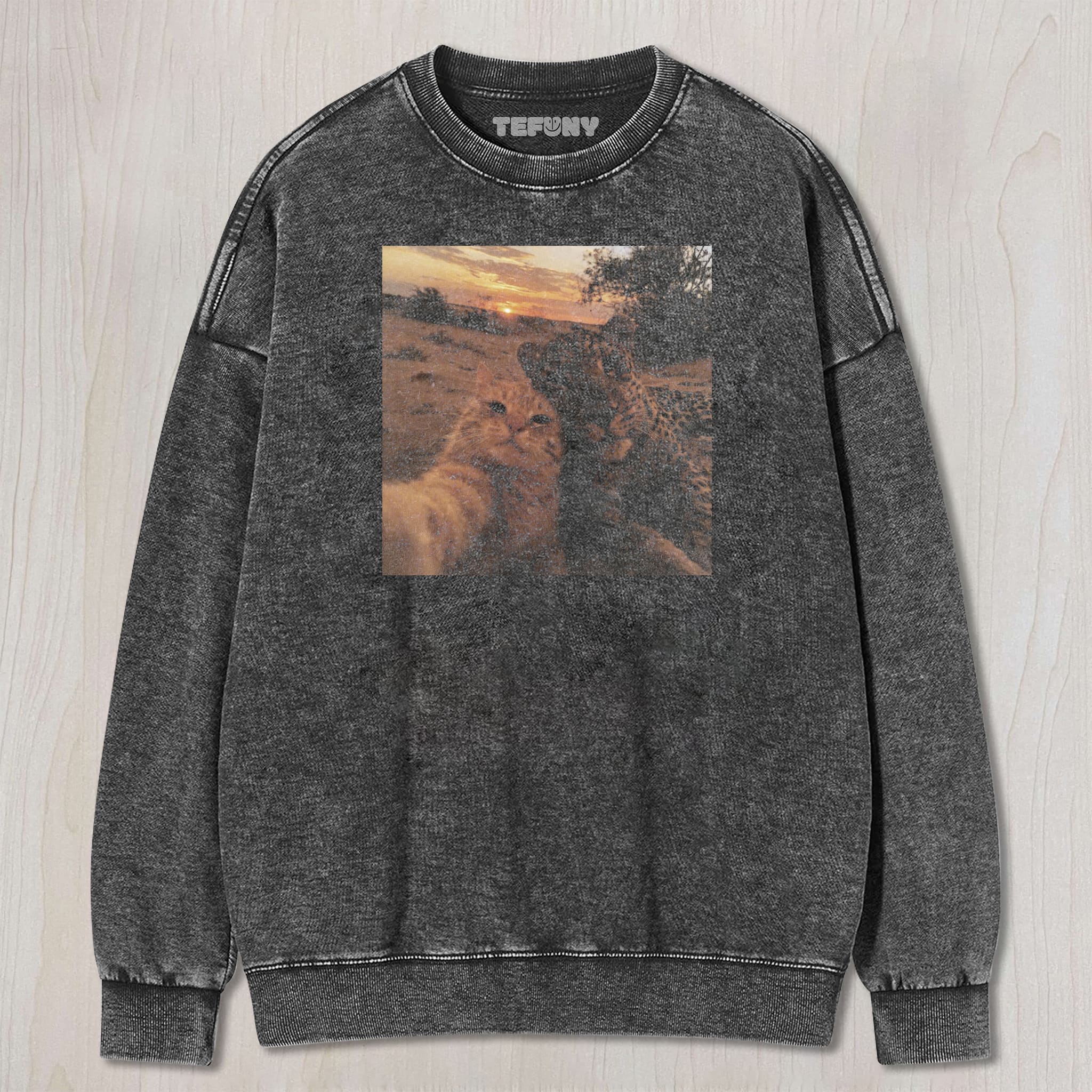 WACKY CAT & LEOPARD UNISEX TEE, TANK TOP, LAYERED LS, SWEATSHIRT & HOODIE