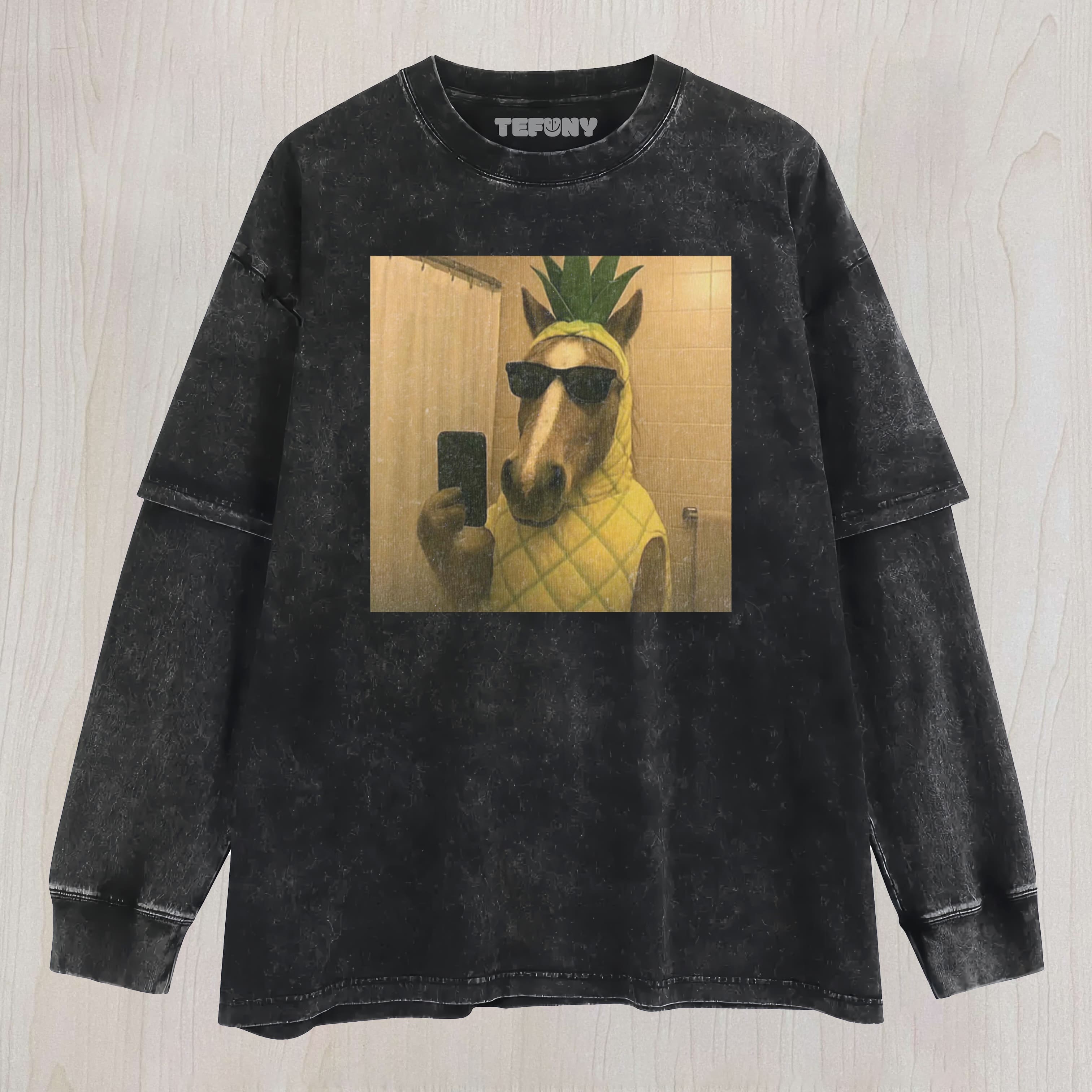 WACKY HORSE UNISEX TEE, TANK TOP, LAYERED LS, SWEATSHIRT & HOODIE