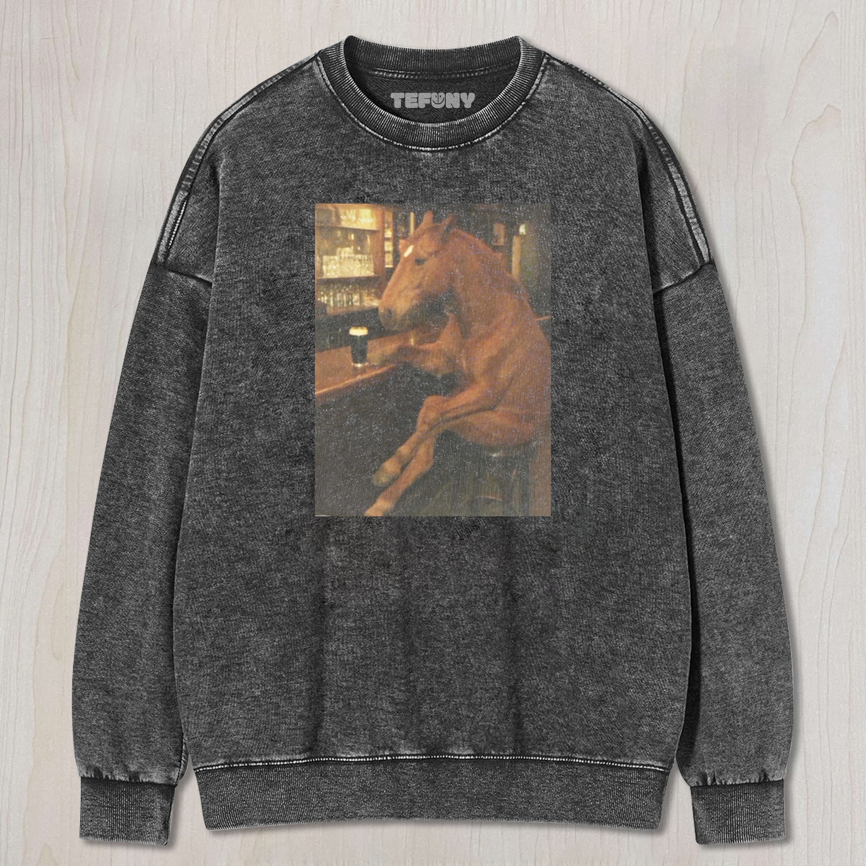 WACKY HORSE UNISEX TEE, TANK TOP, LAYERED LS, SWEATSHIRT & HOODIE