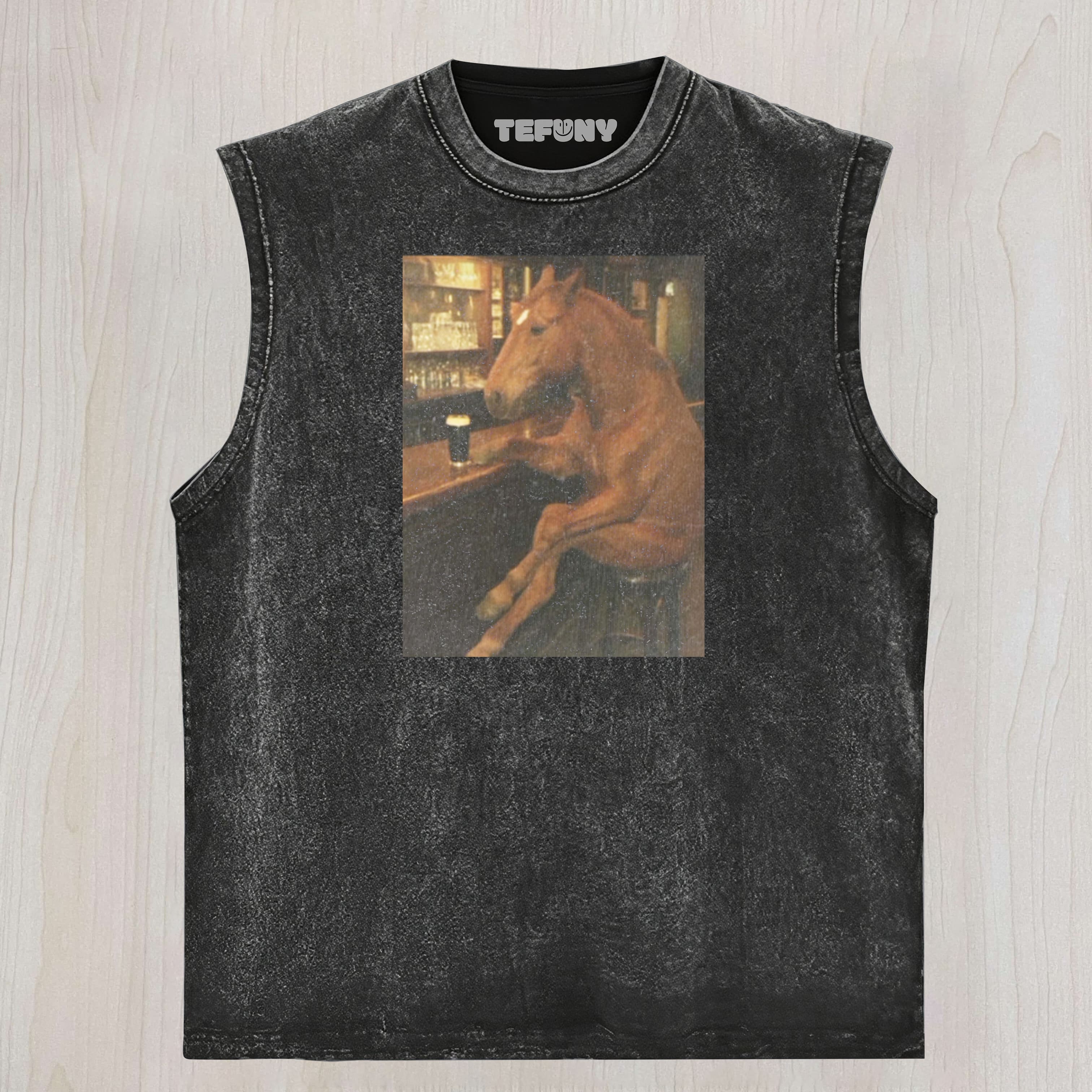 WACKY HORSE UNISEX TEE, TANK TOP, LAYERED LS, SWEATSHIRT & HOODIE