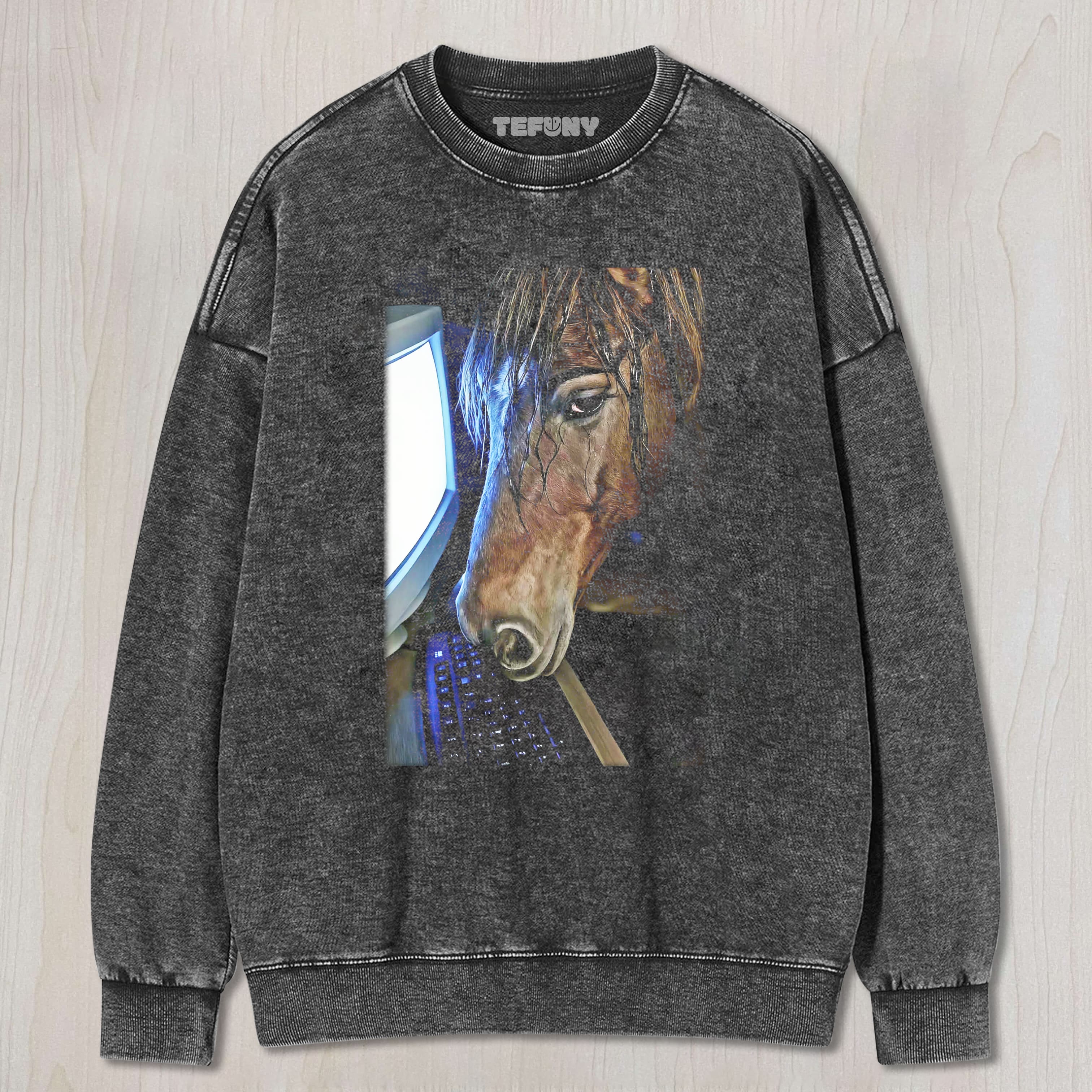 WACKY HORSE VINTAGE WASHED A10 TEE & SWEAT & HOOD