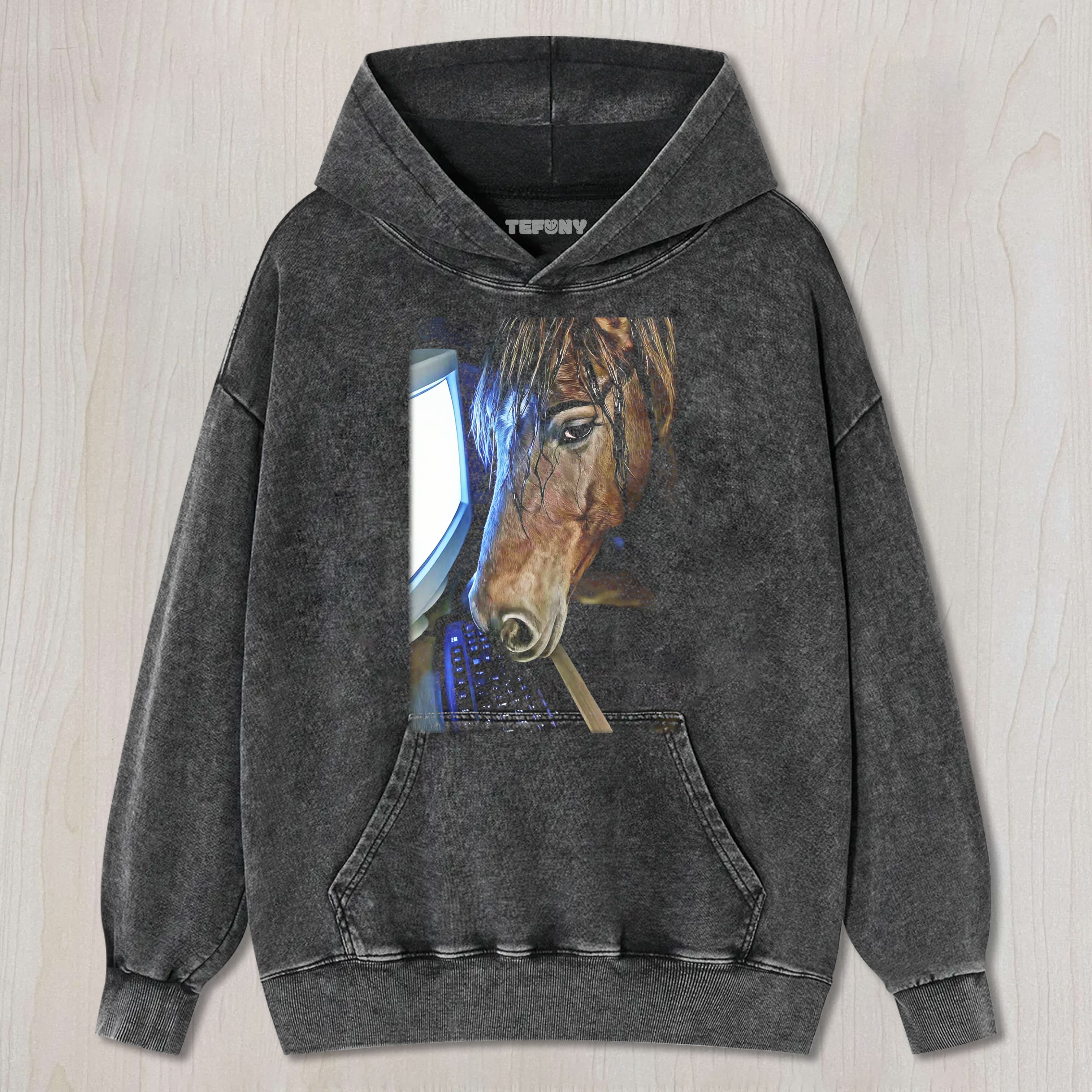 WACKY HORSE VINTAGE WASHED A10 TEE & SWEAT & HOOD