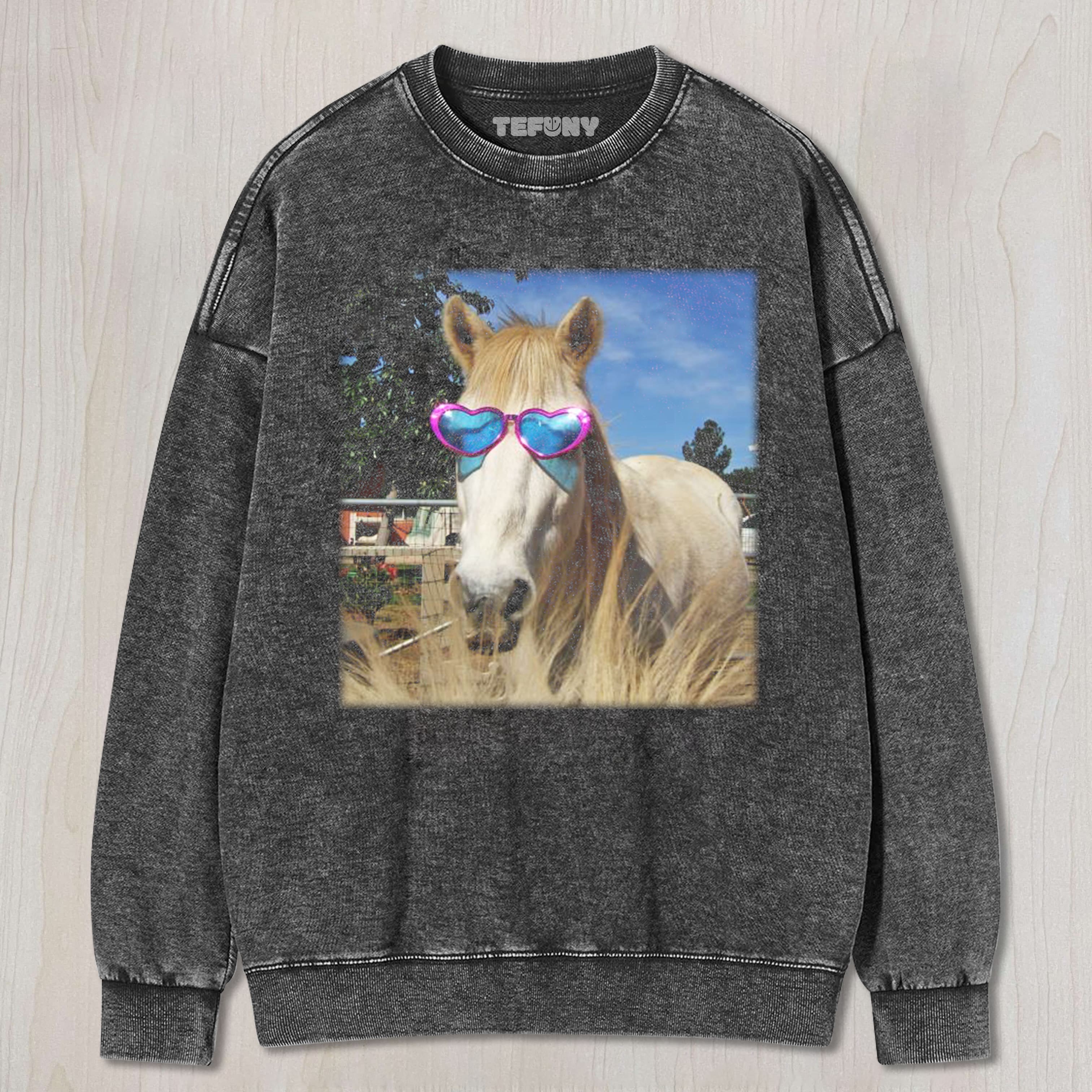 WACKY HORSE VINTAGE WASHED A11 TEE & SWEAT & HOOD