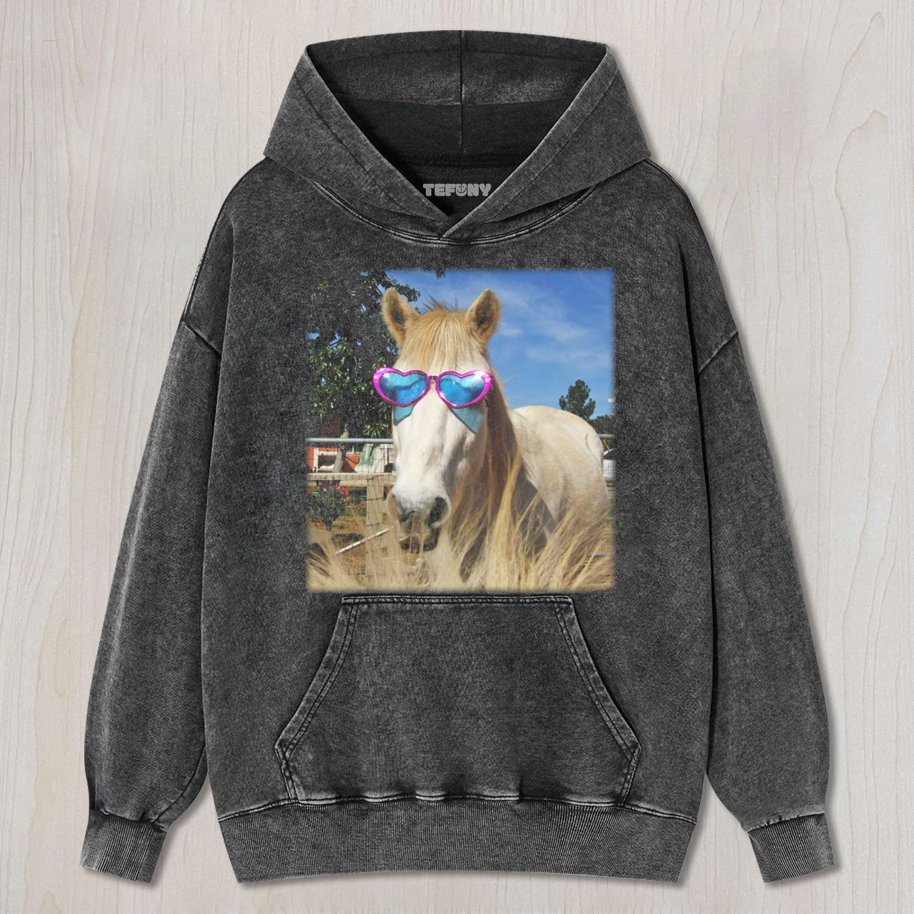 WACKY HORSE VINTAGE WASHED A11 TEE & SWEAT & HOOD