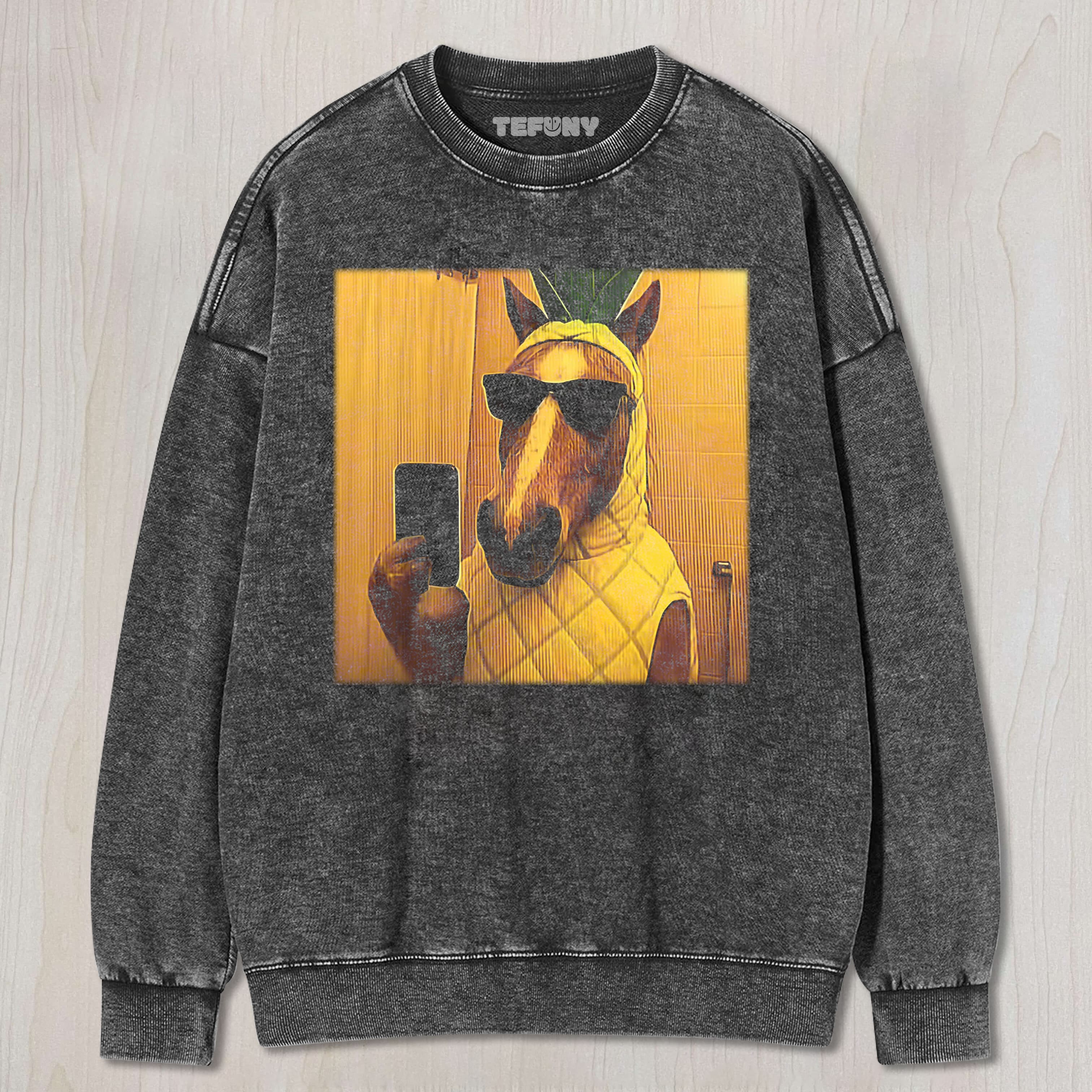 WACKY HORSE VINTAGE WASHED A3 TEE & SWEAT & HOOD