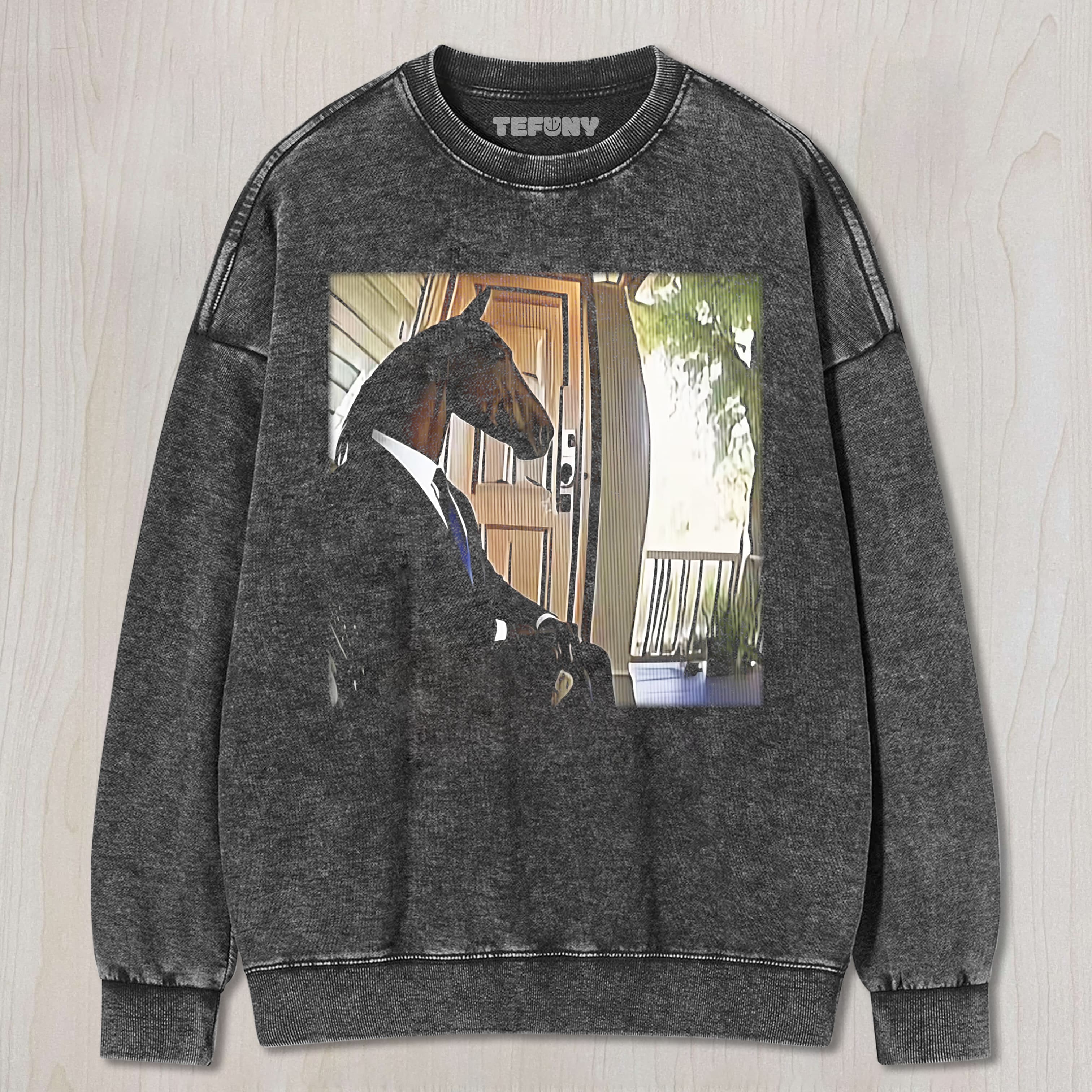 WACKY HORSE VINTAGE WASHED A8 TEE & SWEAT & HOOD